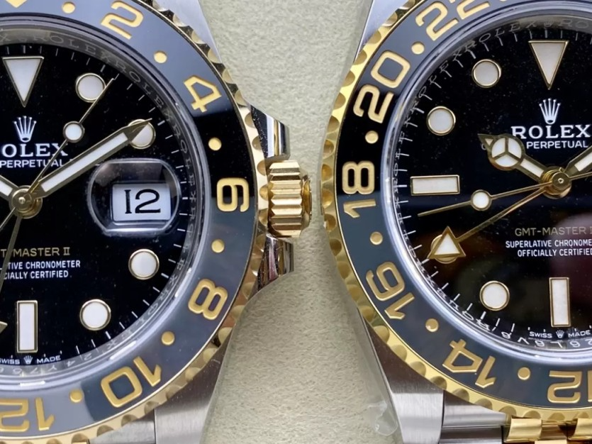 Rolex GMT Master II 126713 정품: ARF공장 1:1 디테일 비교 비교 사진 5