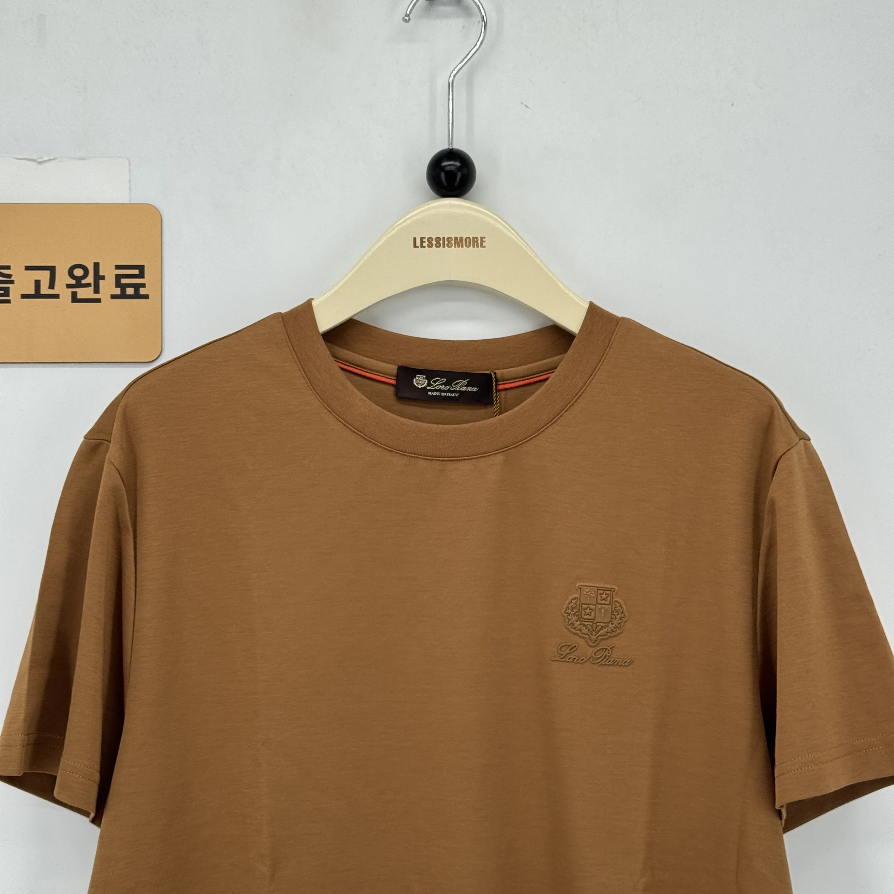 로로피아나 반팔 티셔츠 검수사진 2