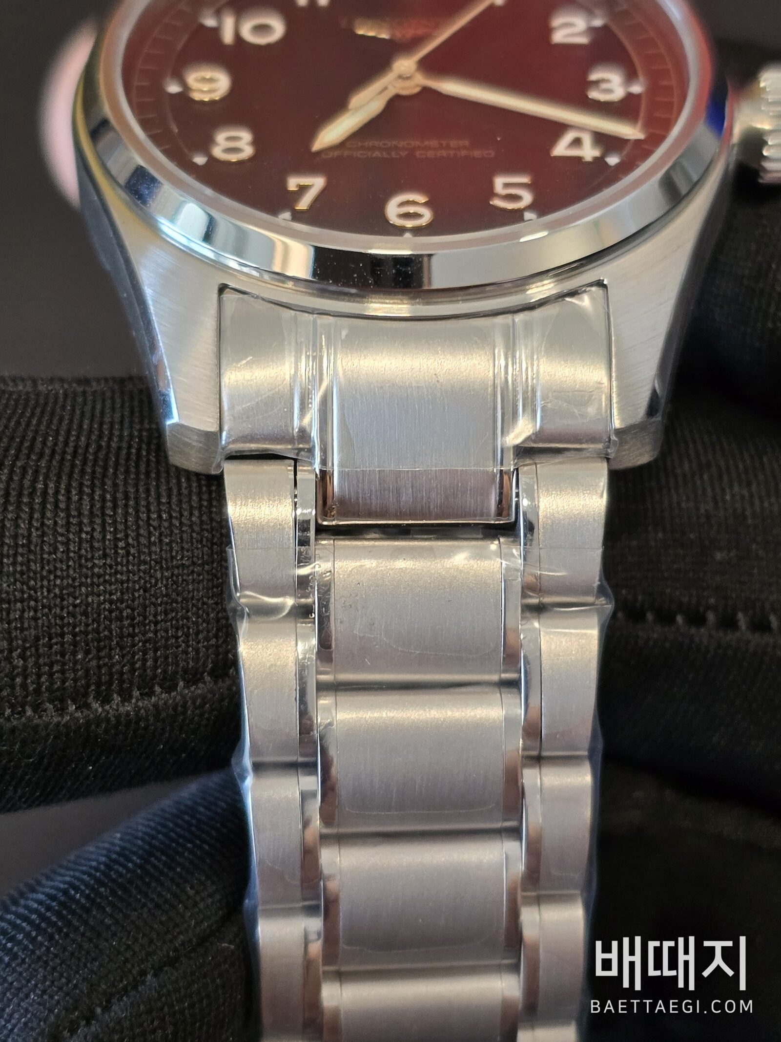 론진 스피릿 파일럿 39mm 검수사진 4