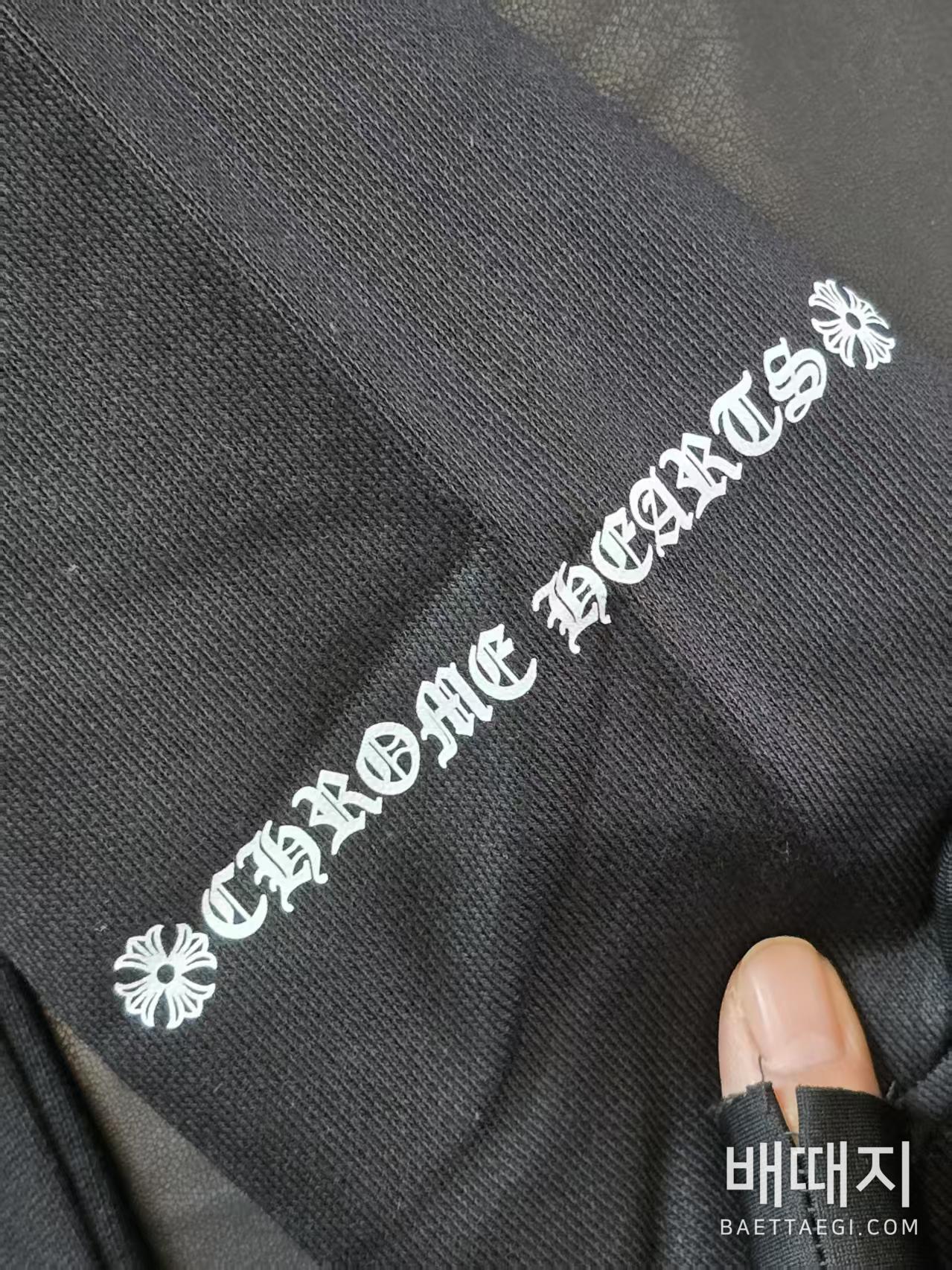 크롬하츠 남성 국기 십자가 후드 107885 검수사진 12