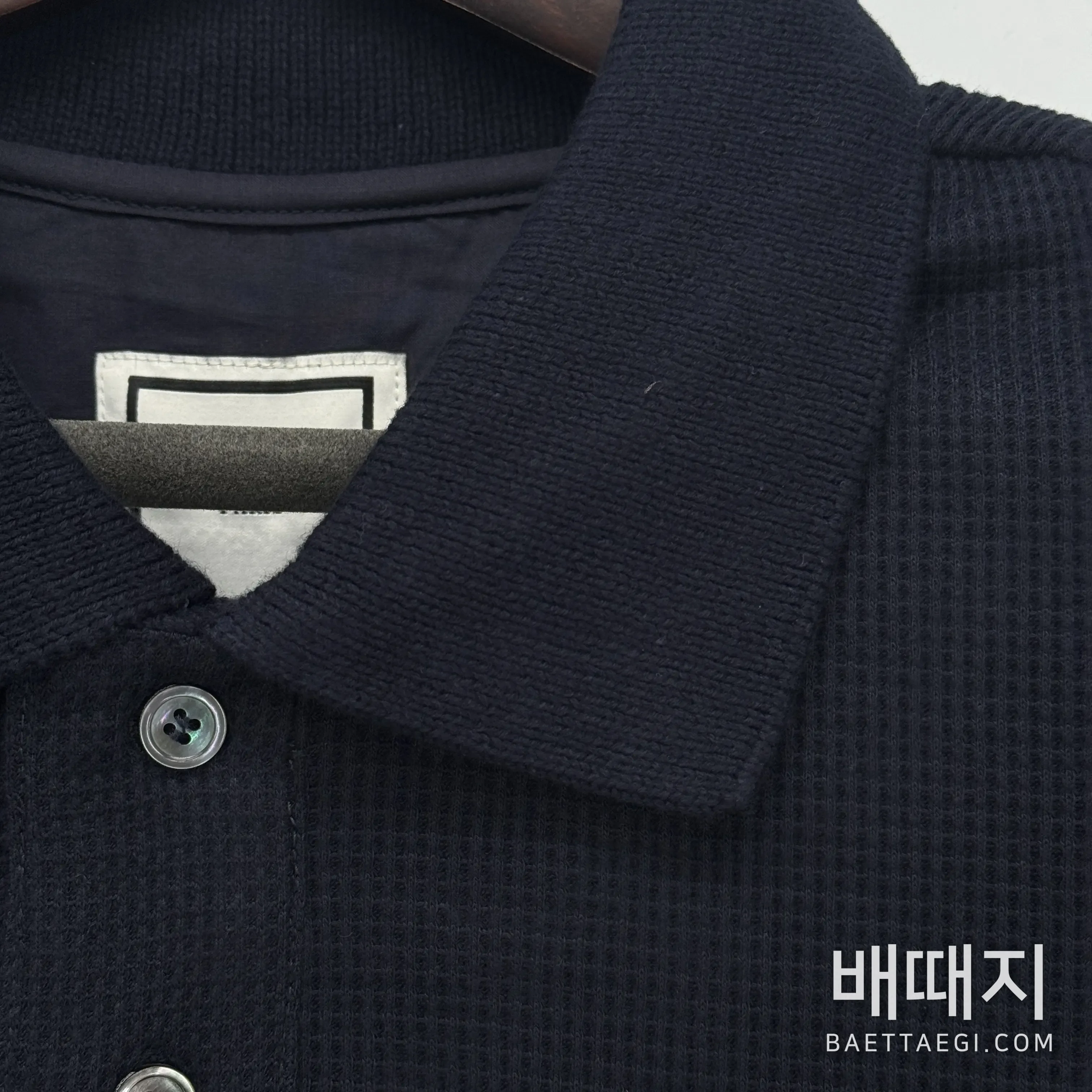 우영미 카라 네이비 검수사진 4