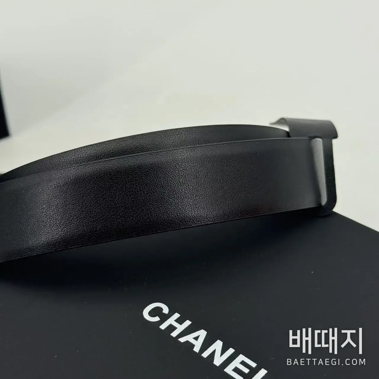 샤넬 리버시블 가죽 벨트 검수사진 4