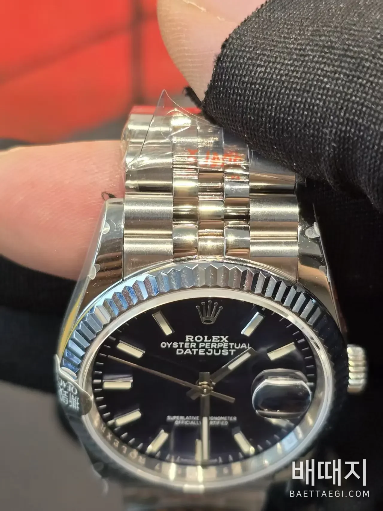 롤렉스 서브마리너 36mm QF 검수사진 2