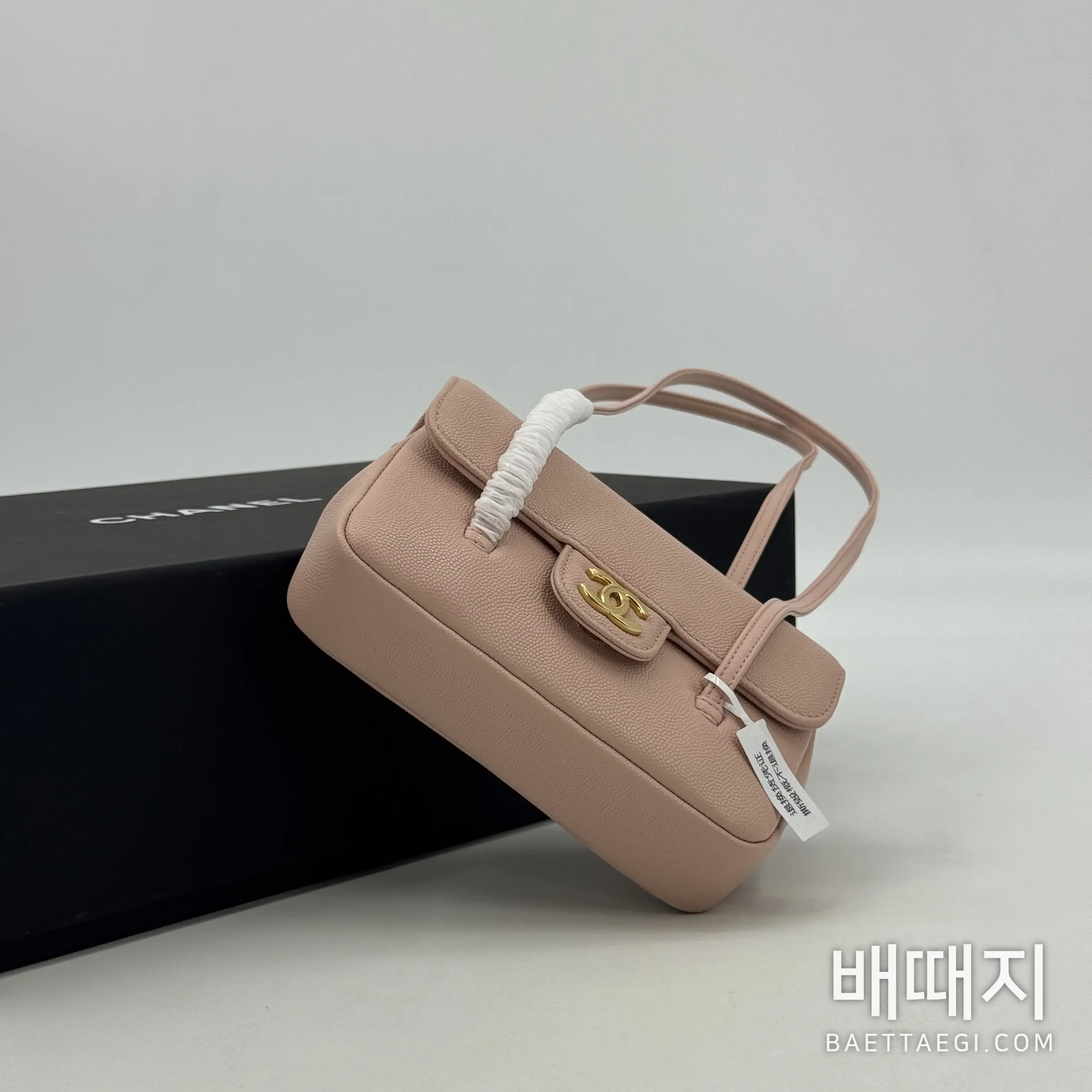 샤넬 핑크 핸들 가방 검수사진 4