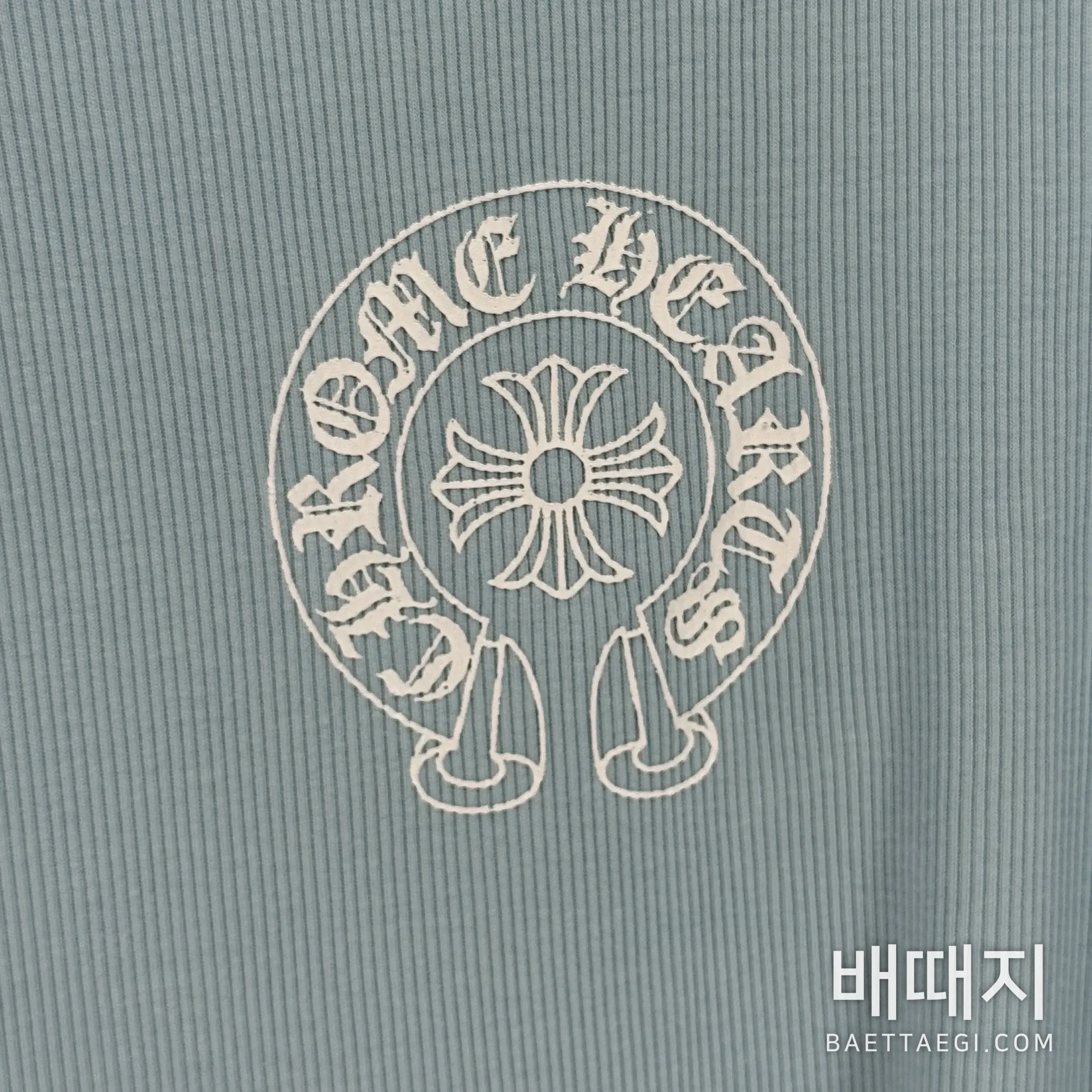 크롬하츠 여성 파란색 니트 반팔 원피스 검수사진 4