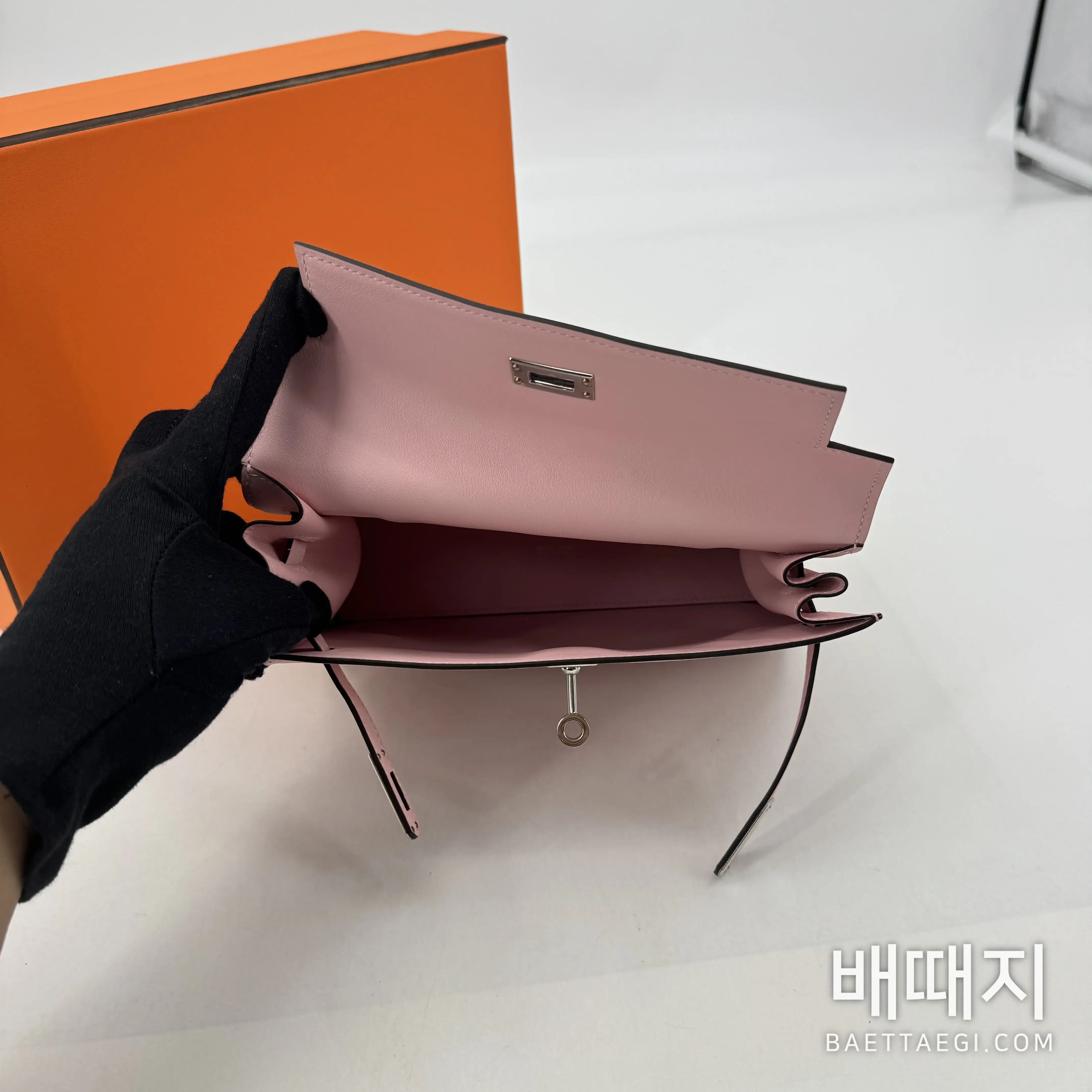 에르메스 켈리단스 로즈에뗴 은장 (BKC) 검수사진 7