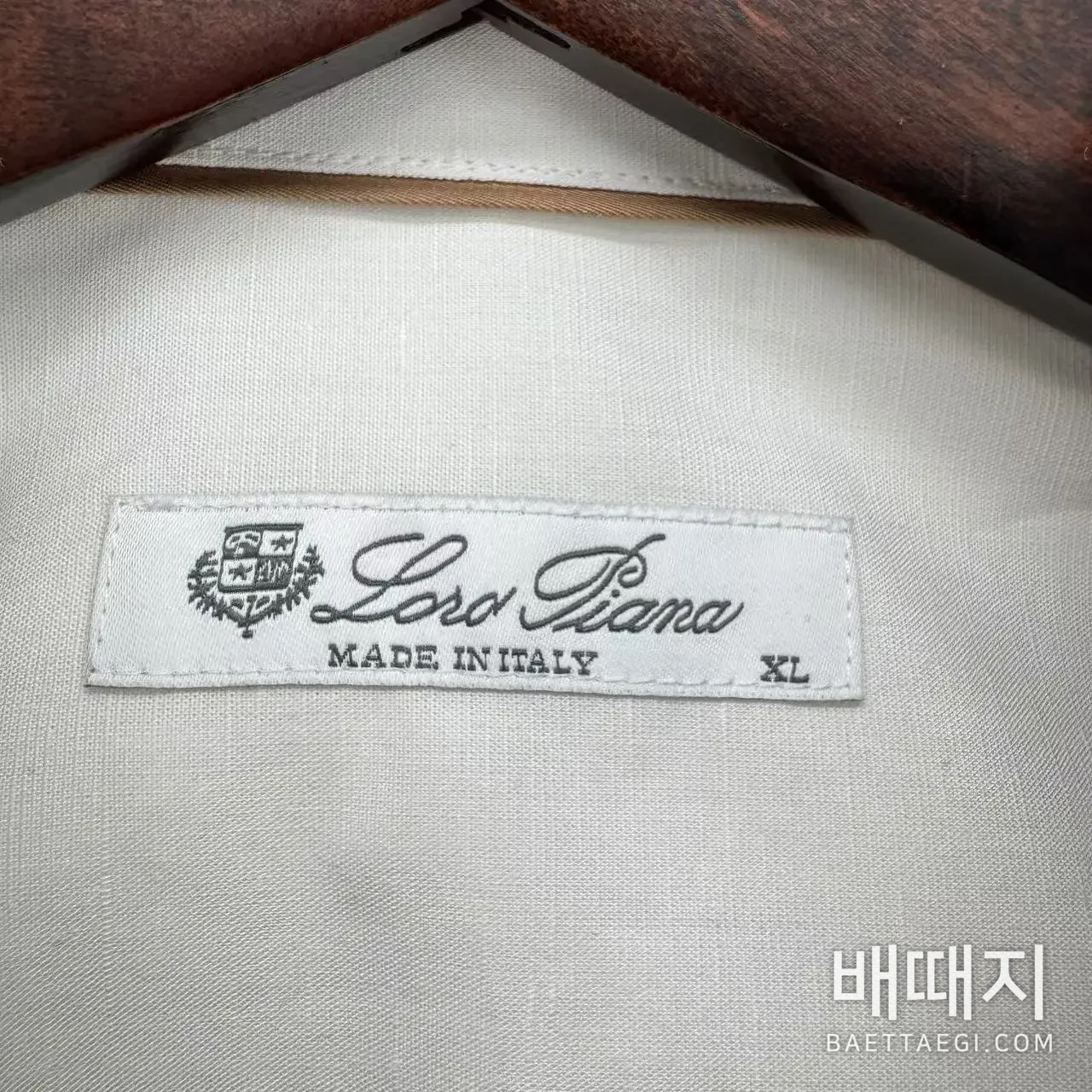 로로피아나 셔츠 검수사진 10