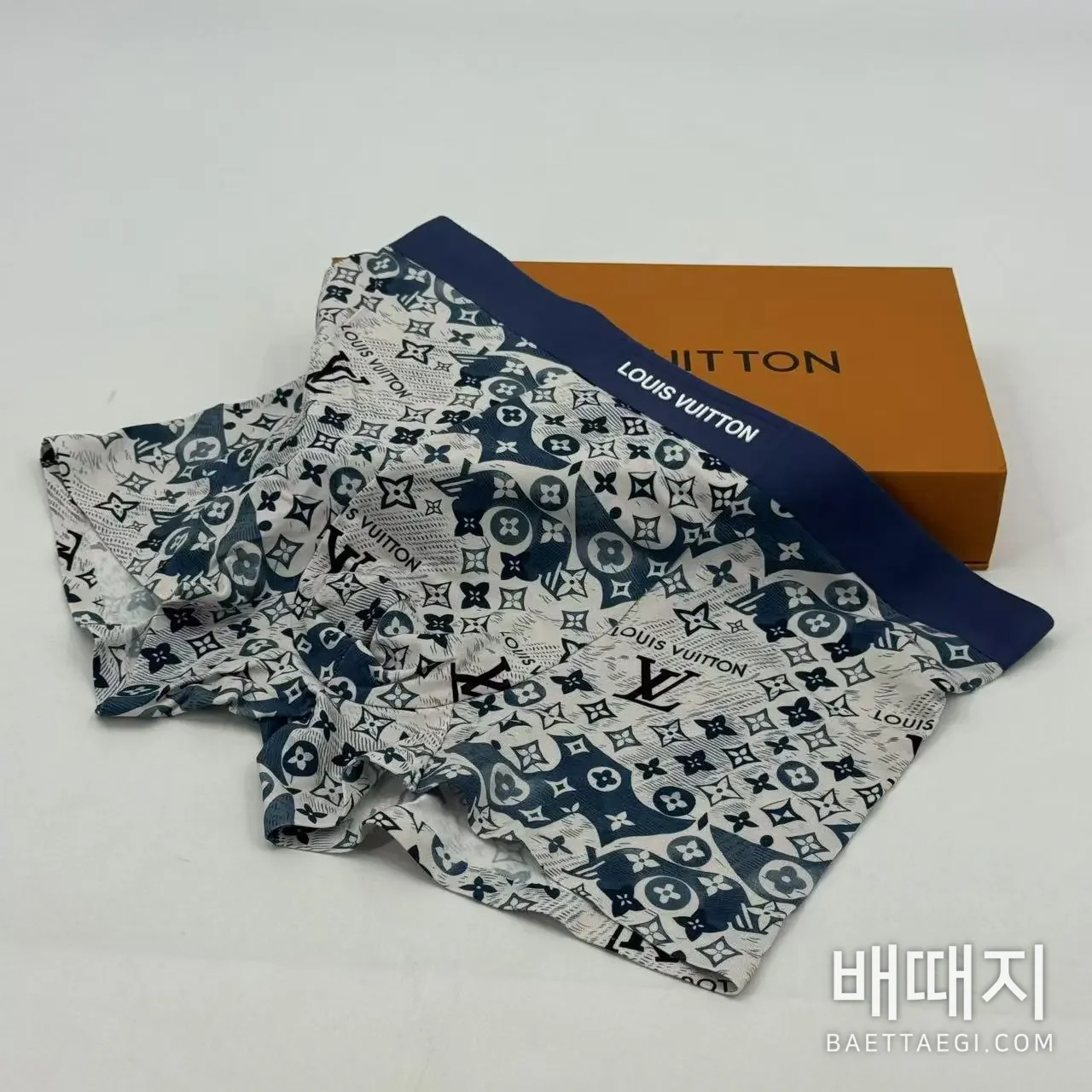 루이비통 모달 디지털 프린트 남성 속옷 세트 검수사진 3