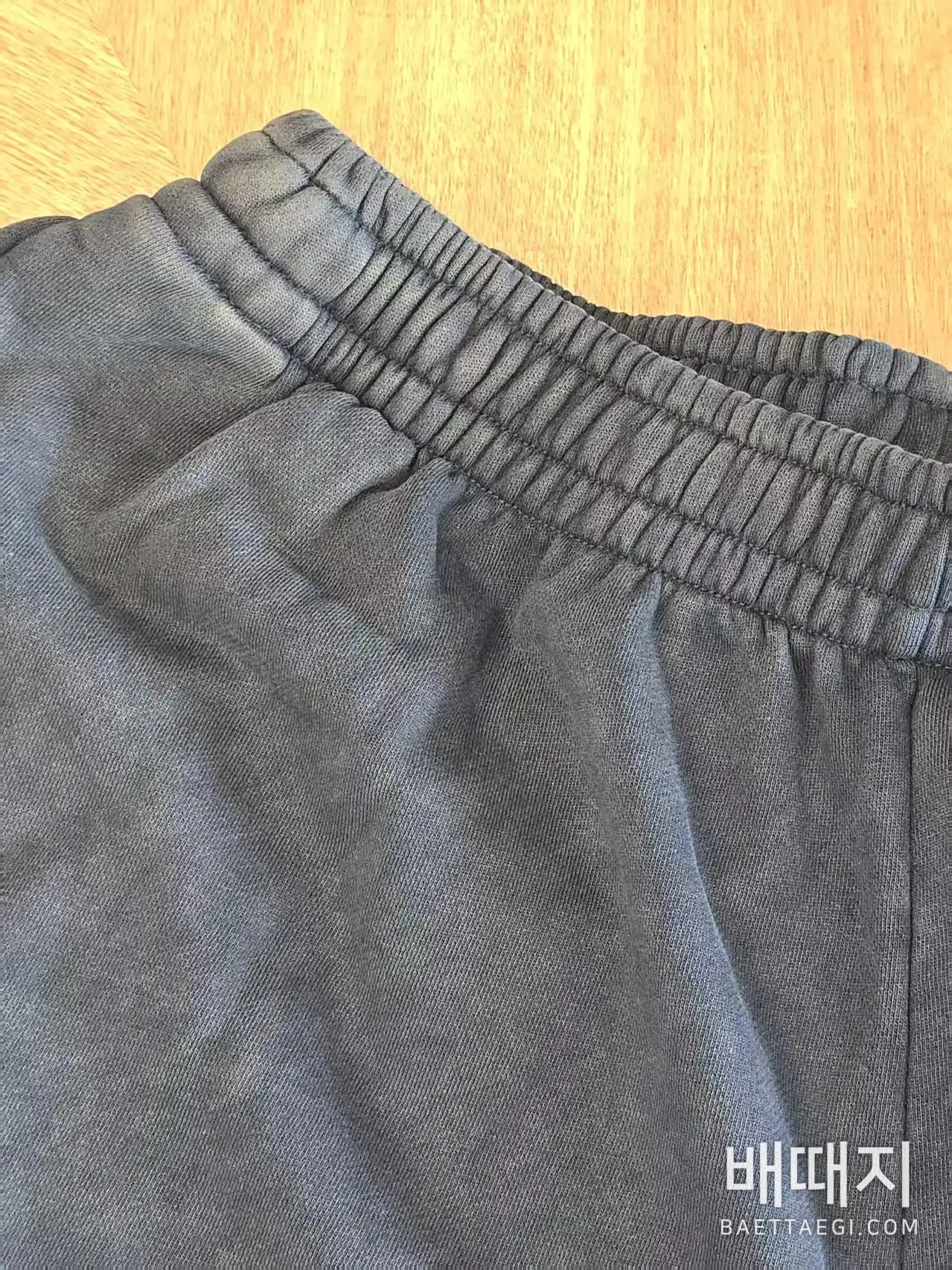크롬하츠 워시드 블랙 카프리 반바지 검수사진 2