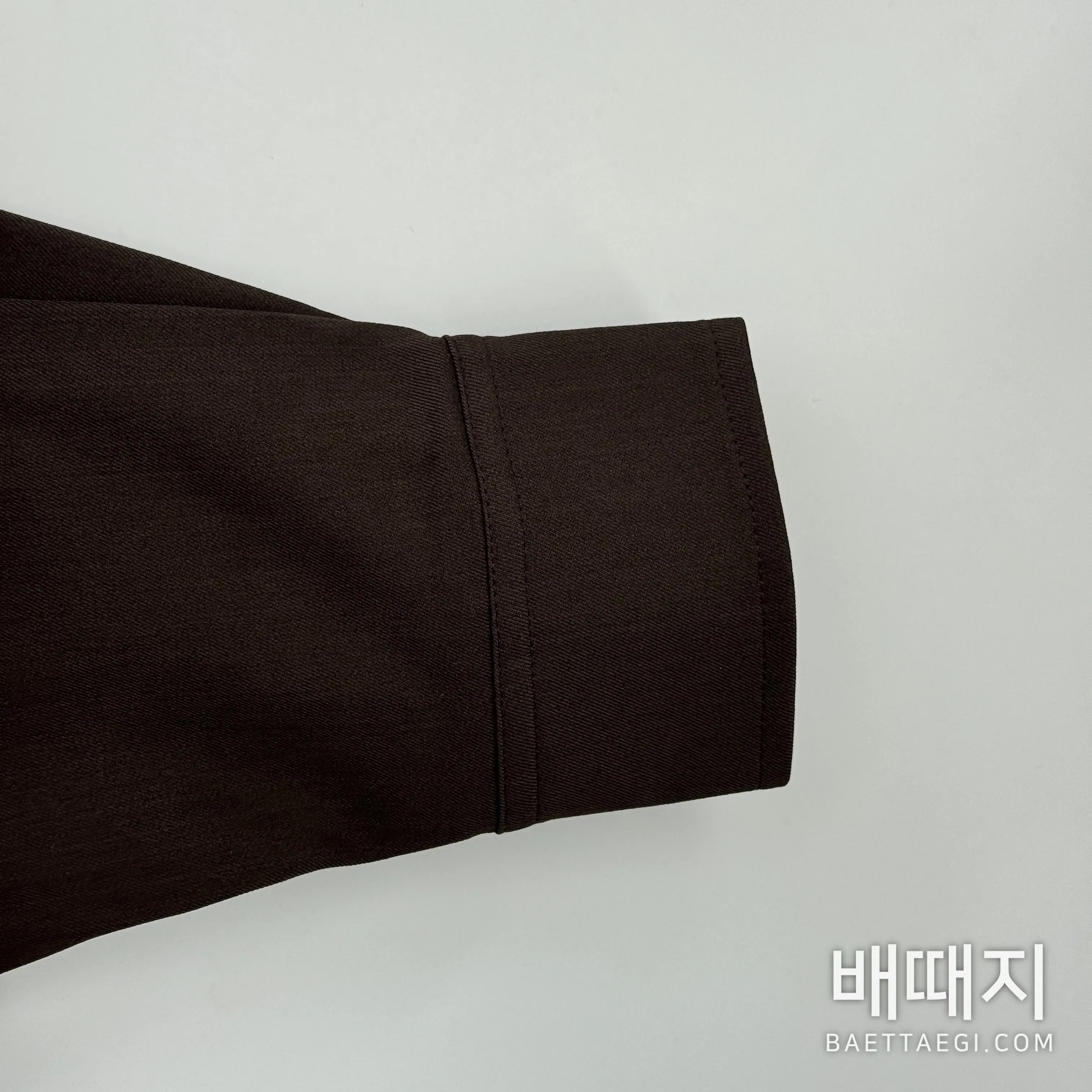 로에베 브라운 갸바진 울 혼방 자켓 100652 검수사진 8