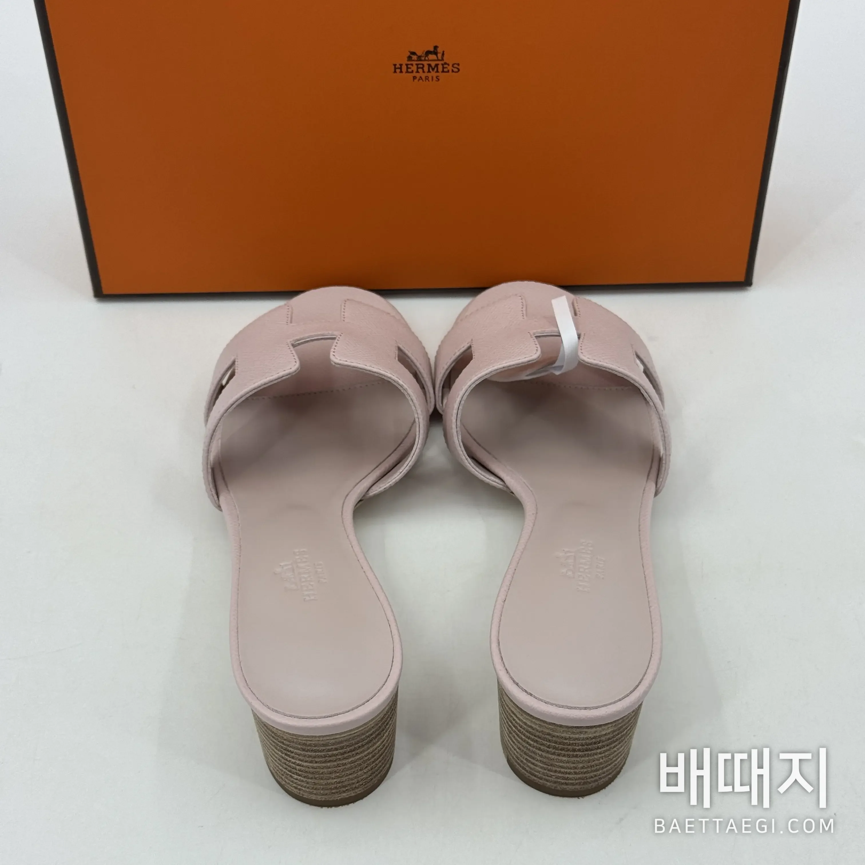 에르메스 오아시스 H자형 샌들 검수사진 5