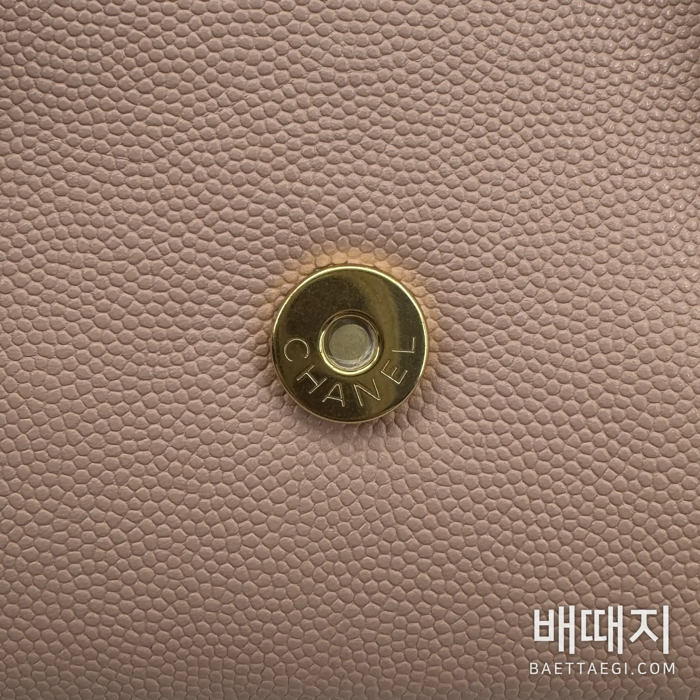 샤넬 핑크 핸들 가방 검수사진 5