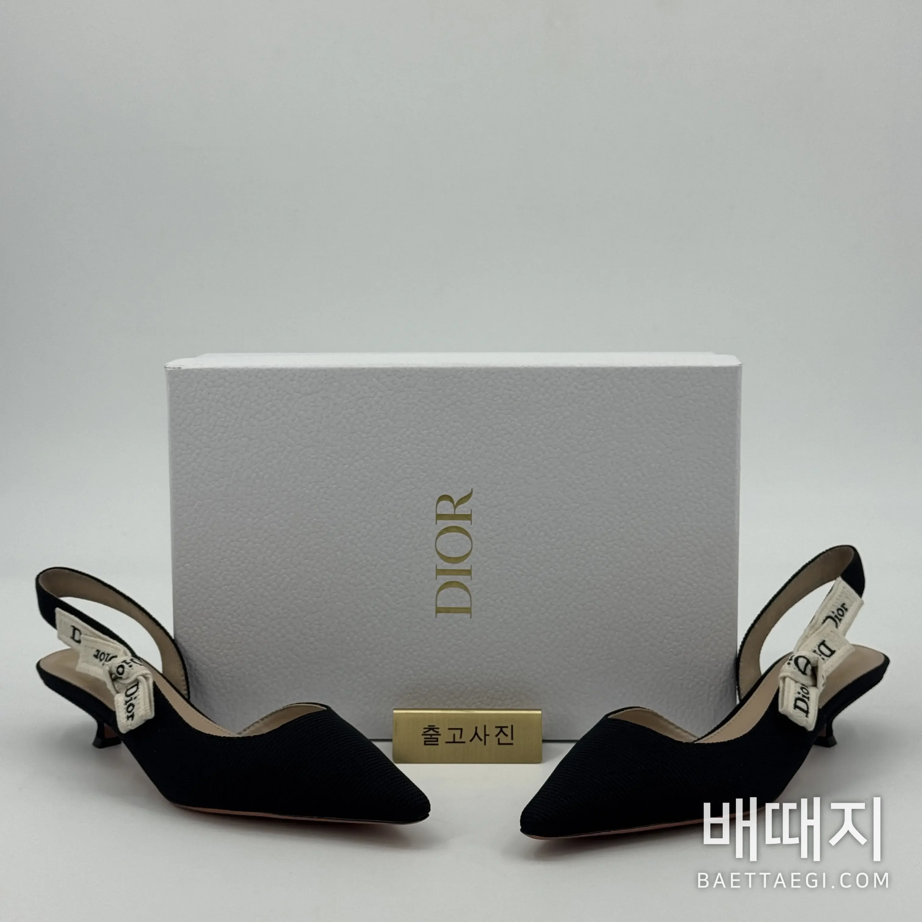 디올 자디올 슬링백 펌프스 검수사진 1