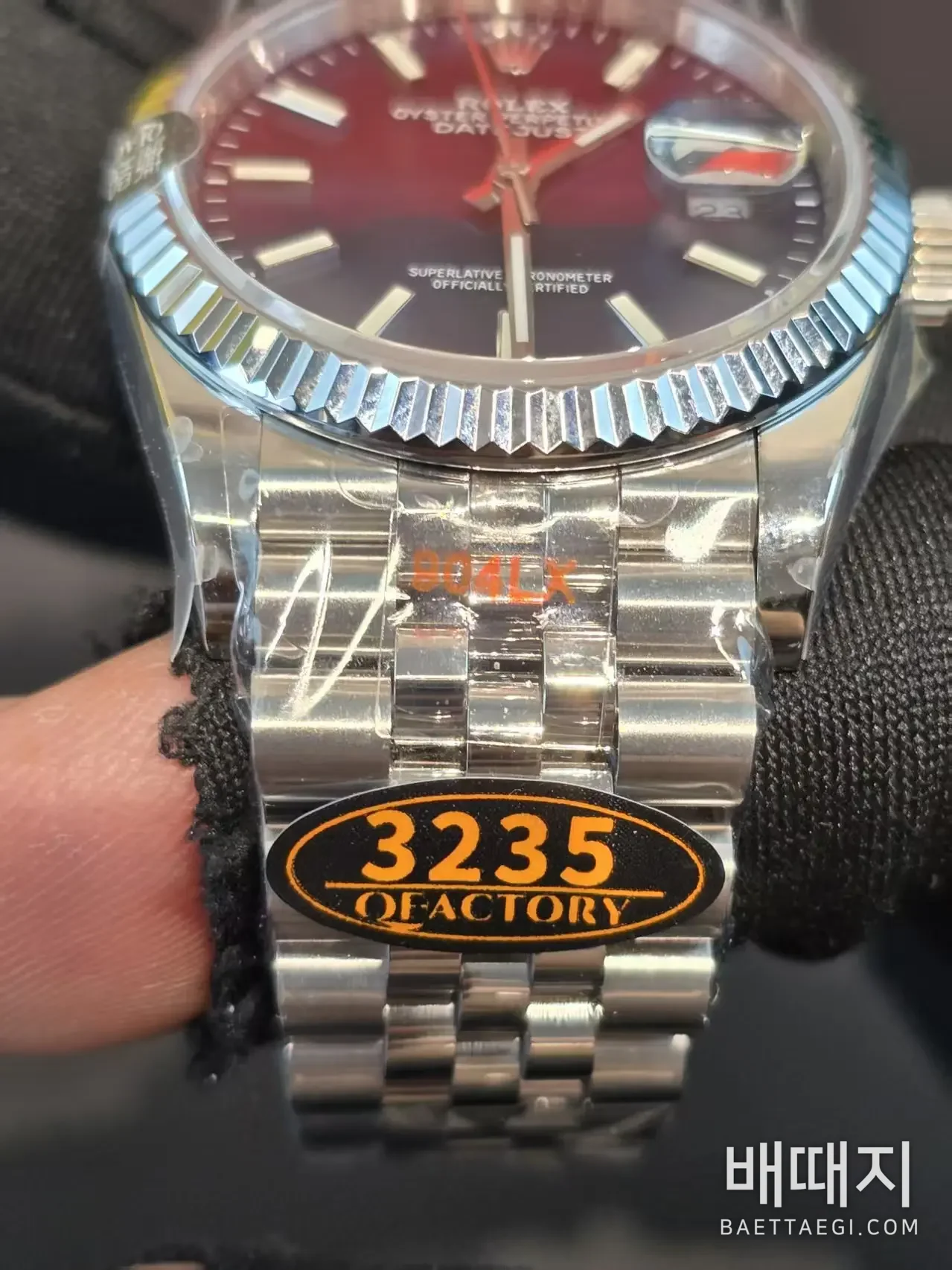 롤렉스 서브마리너 36mm QF 검수사진 3