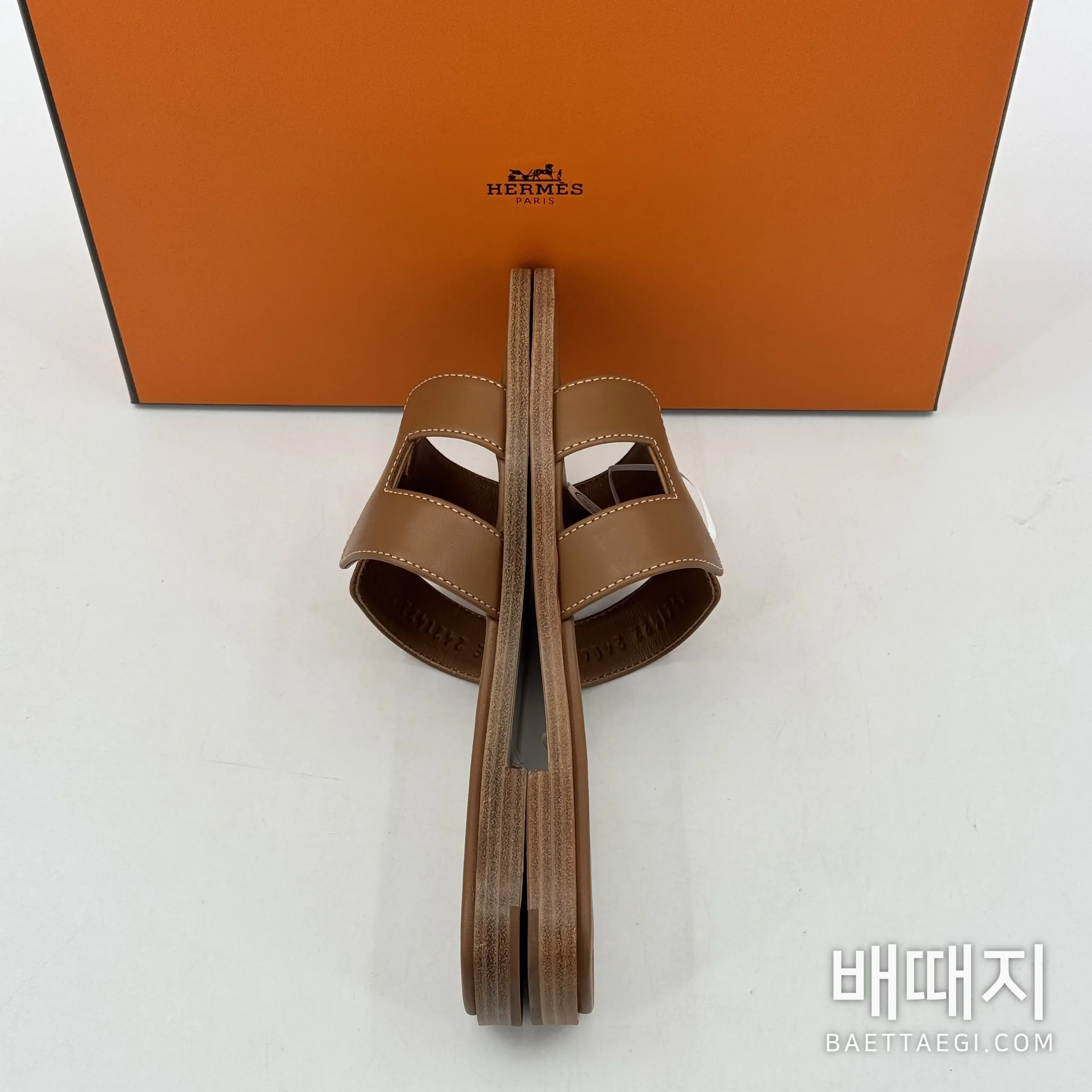 에르메스 오란 슬리퍼 검수사진 5