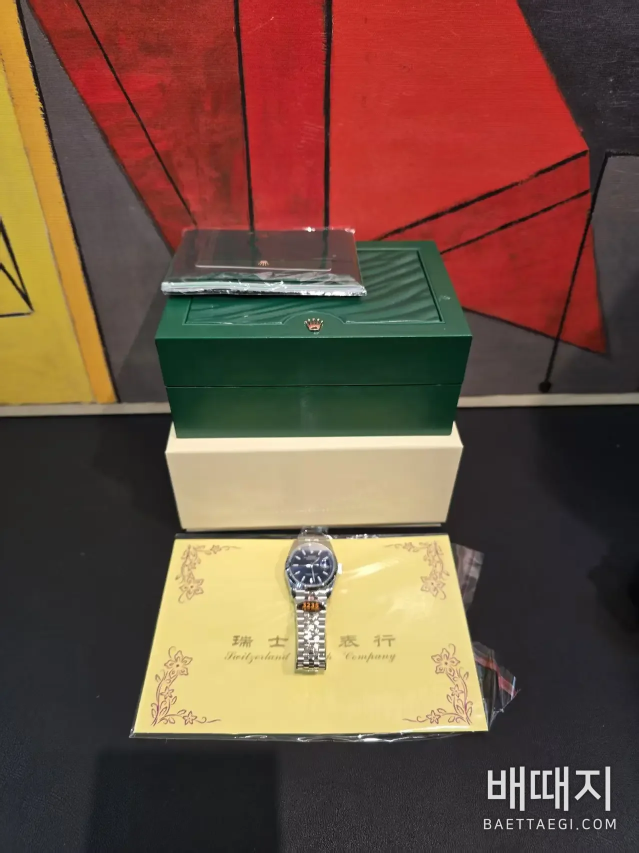 롤렉스 서브마리너 36mm QF 검수사진 1