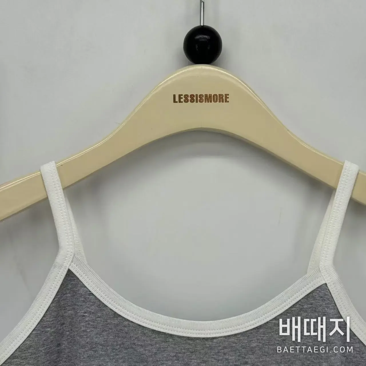 크롬하츠 여성 그레이 화이트 컬러블록 반팔 티셔츠 검수사진 4