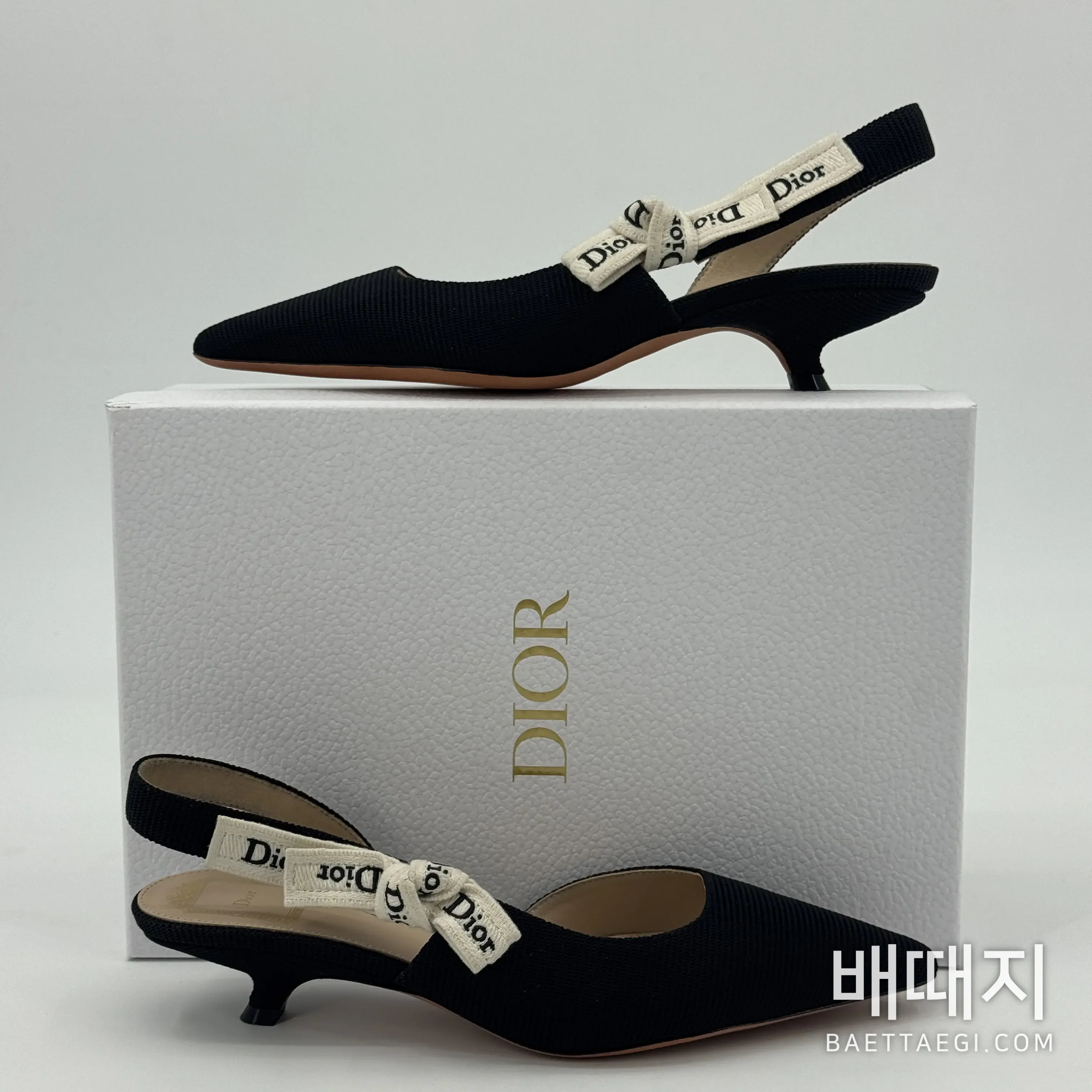 디올 자디올 슬링백 펌프스 검수사진 2