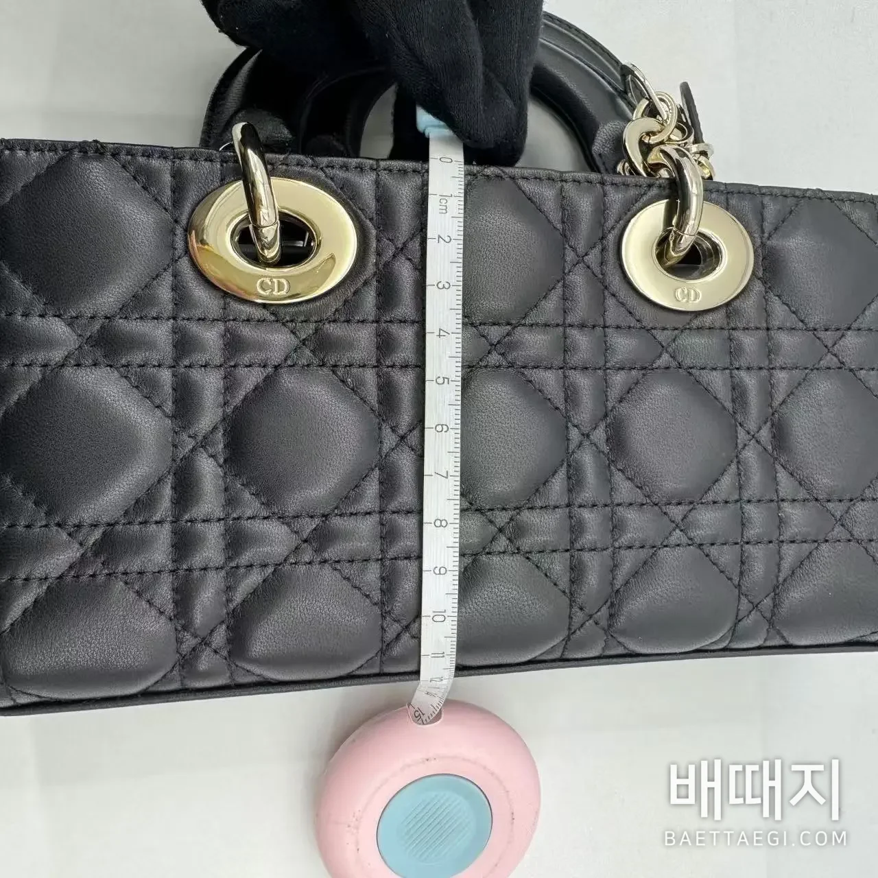 디올 레이디 D-조이 백 22 x 11 x 6cm (여왕) 검수사진 11