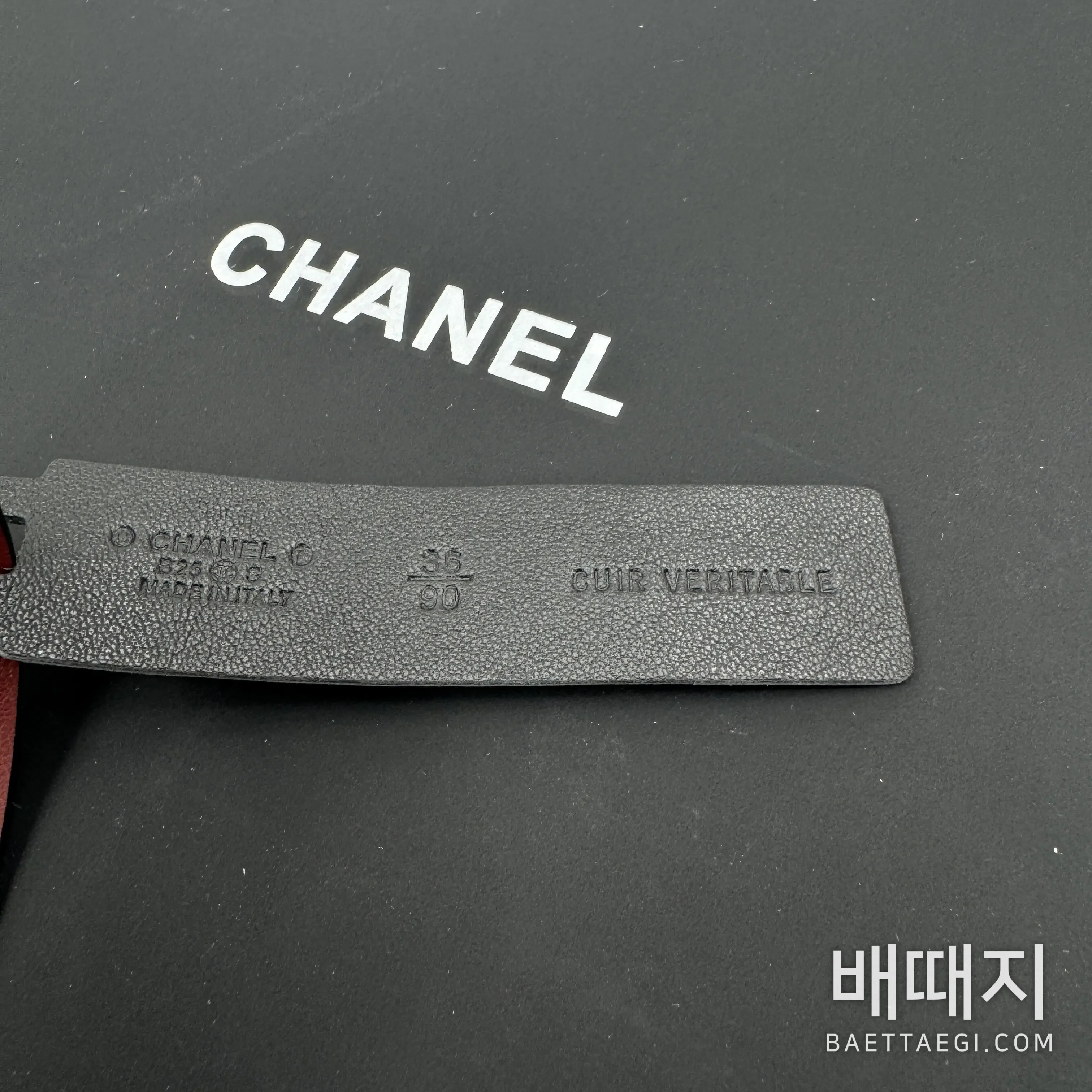 샤넬 벨트 58658 Chanel Belt 검수사진 6