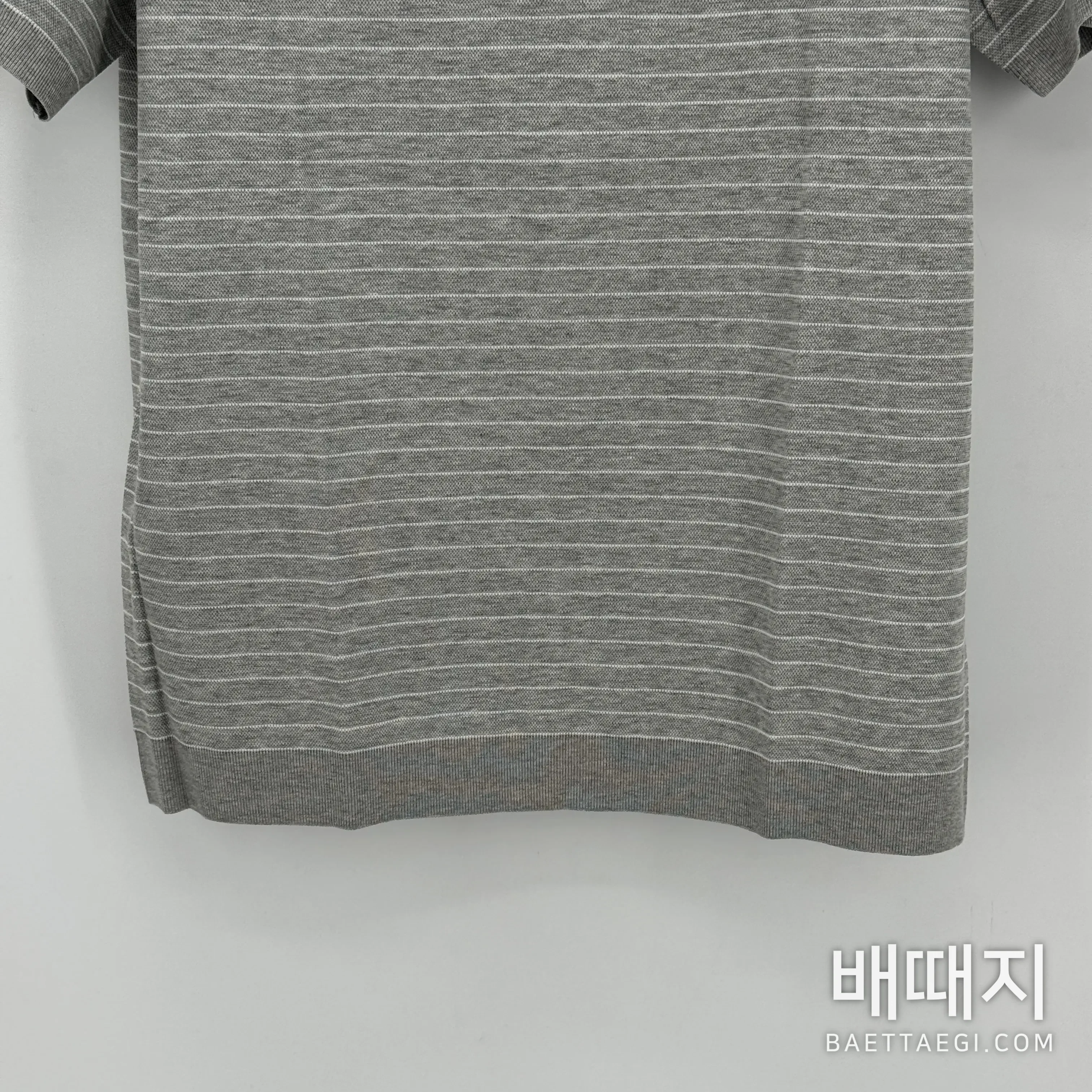 브루넬로쿠치넬리 남성 린넨 반팔 티셔츠 검수사진 3