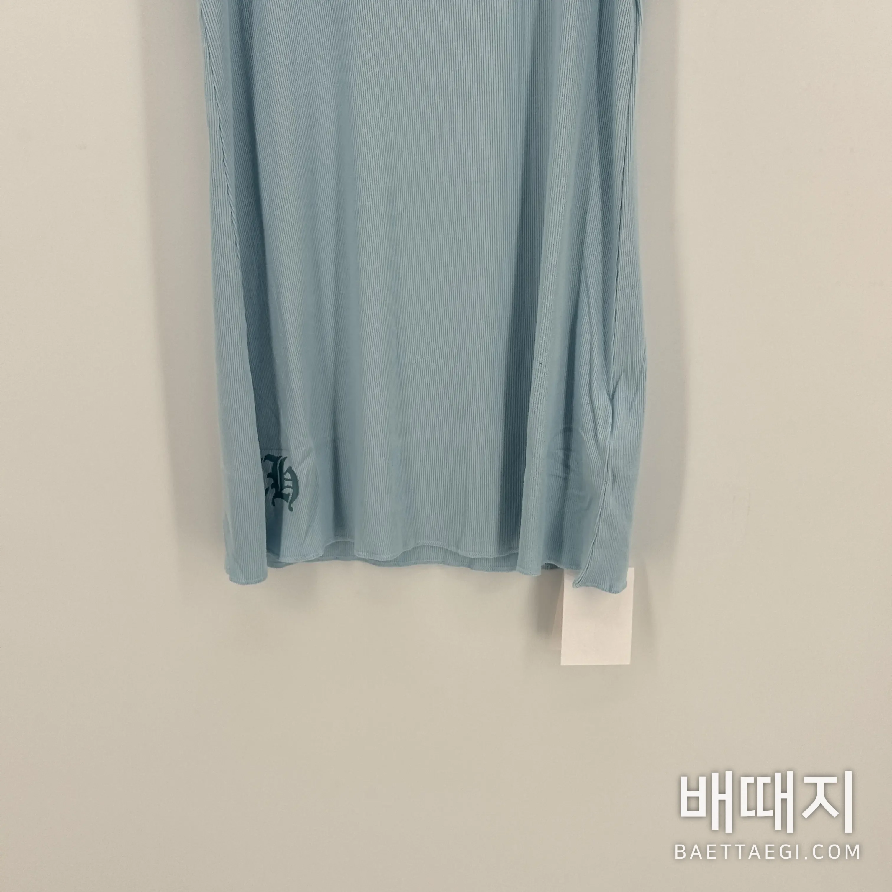 크롬하츠 여성 파란색 니트 반팔 원피스 검수사진 3