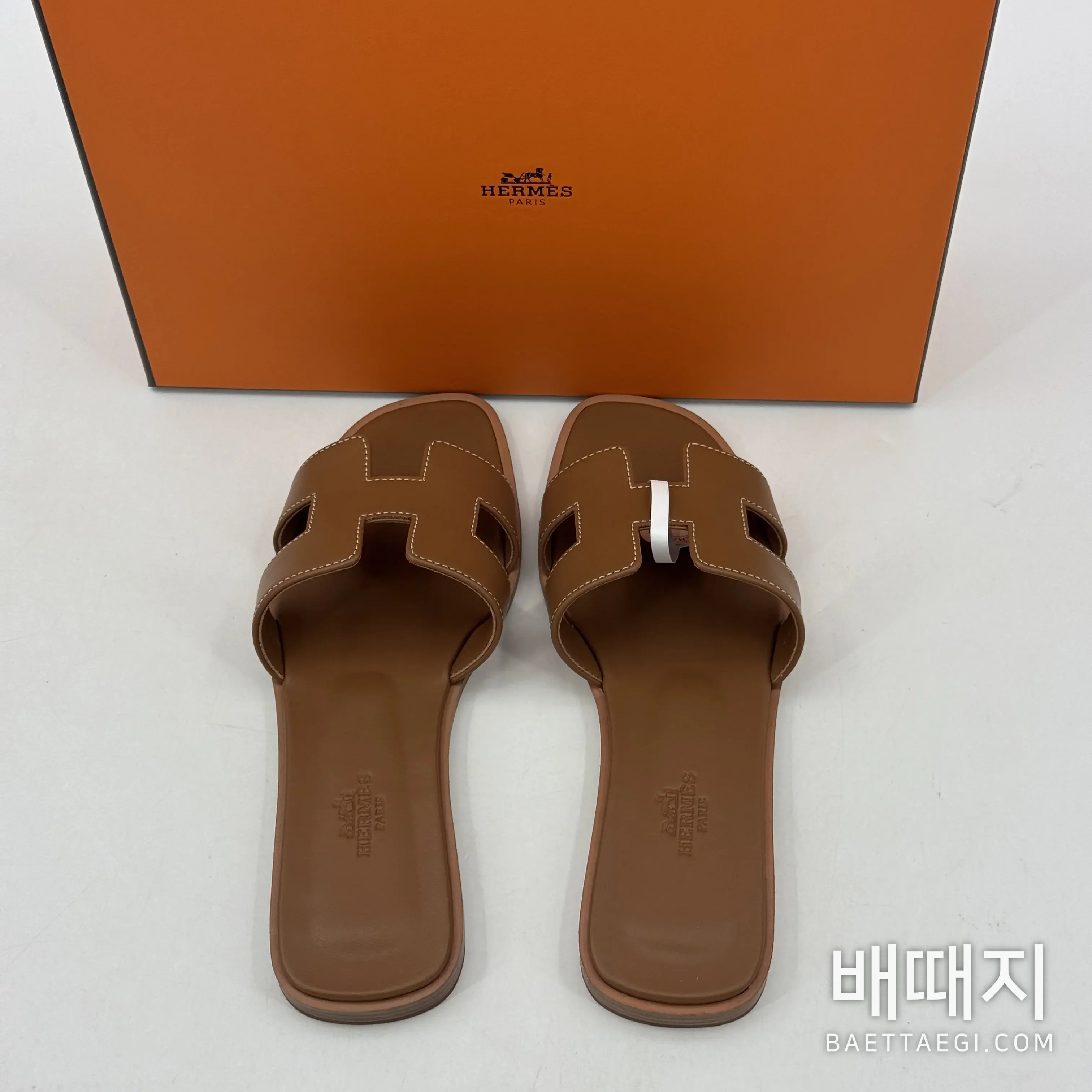에르메스 오란 슬리퍼 검수사진 4