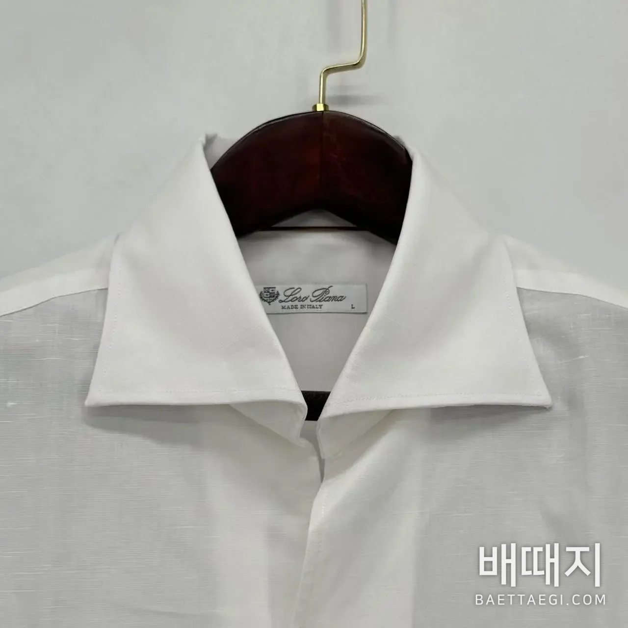 로로피아나 셔츠 검수사진 4