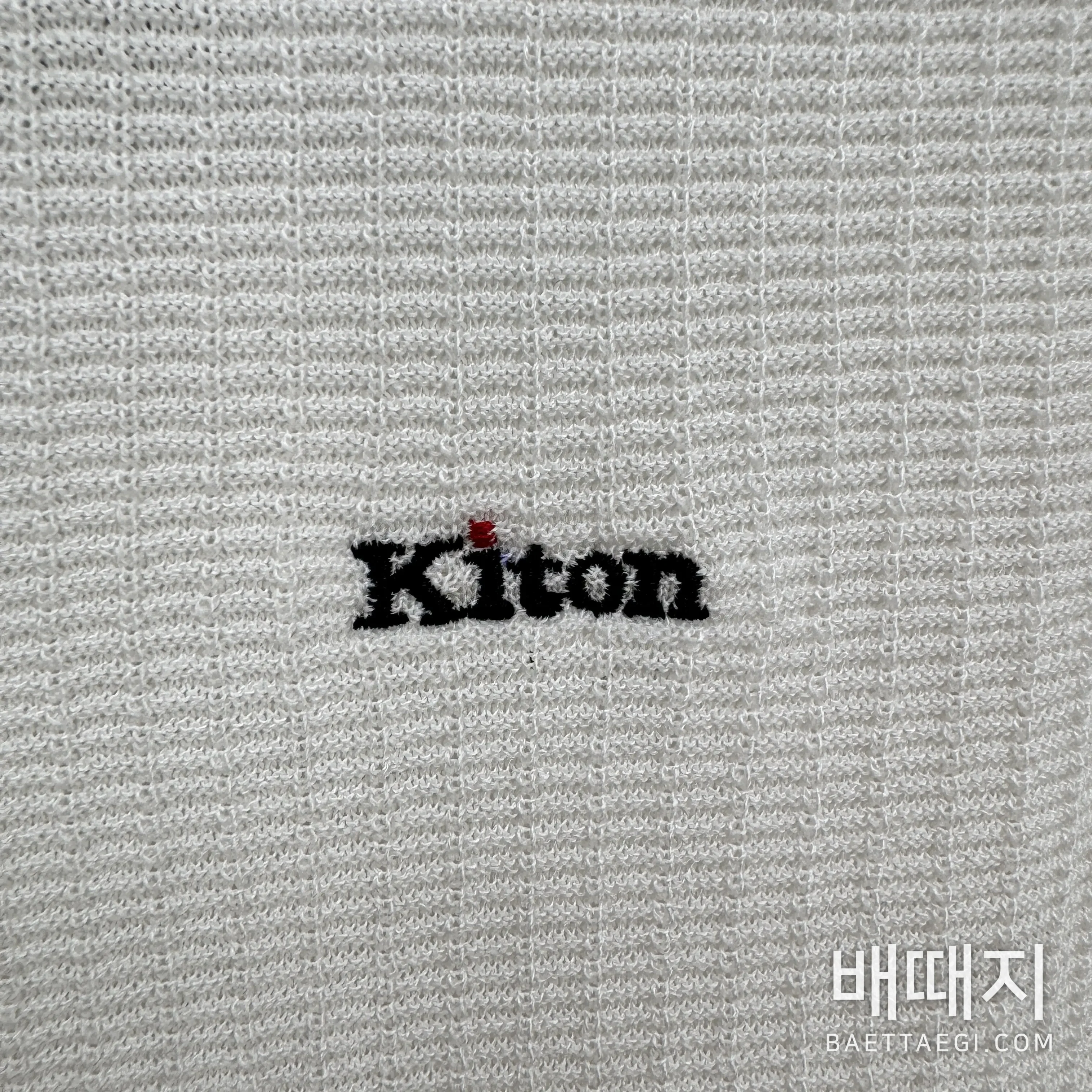키톤 남성 반팔 115037 Kiton T Shirt 검수사진 6