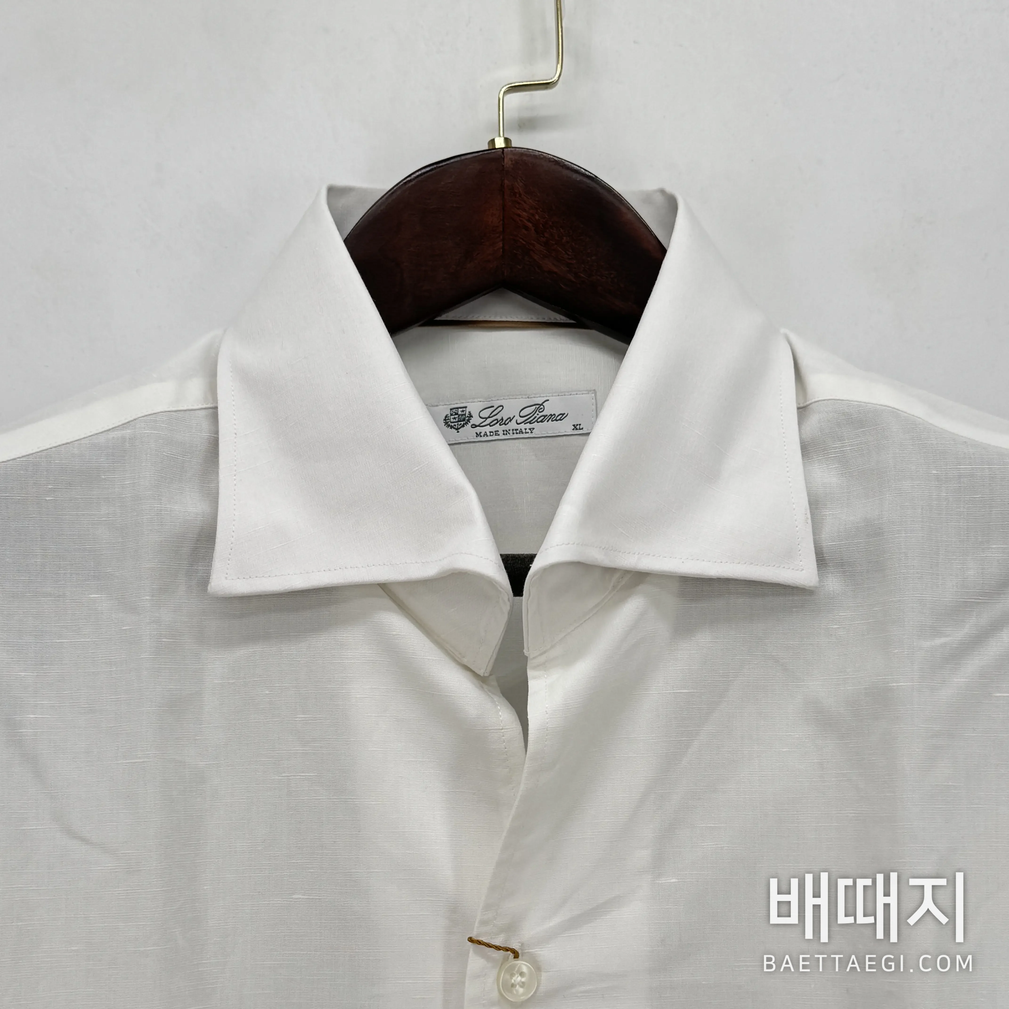 로로피아나 셔츠 검수사진 4