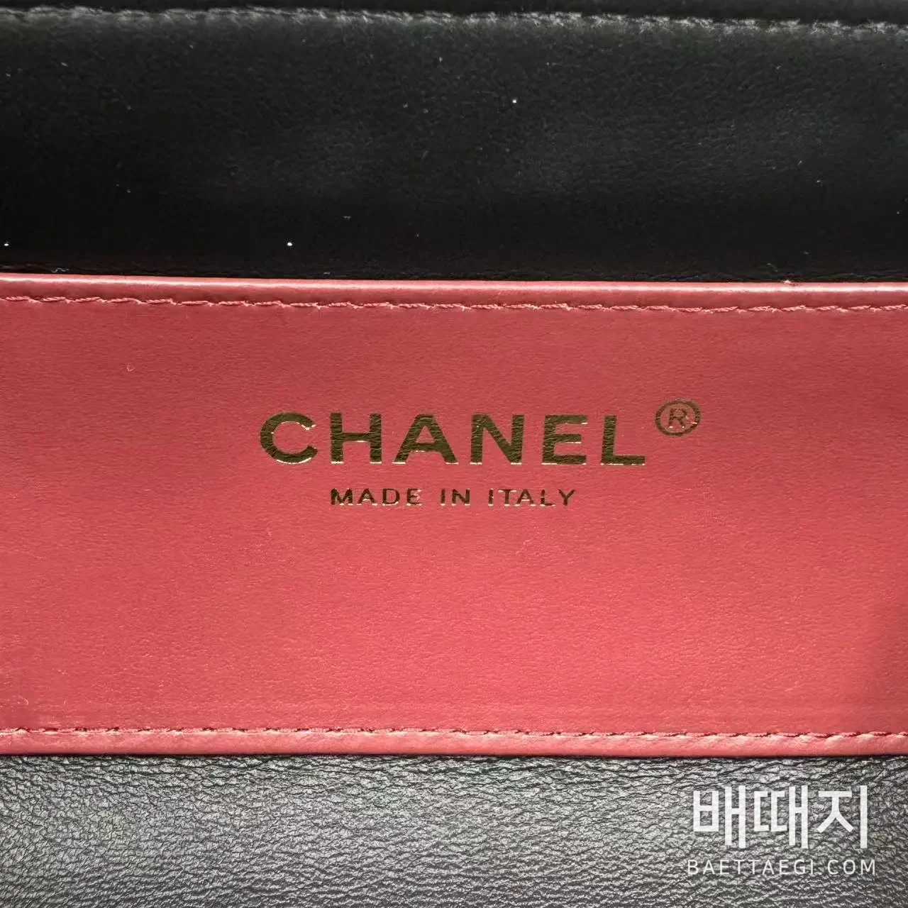 샤넬 코코 프레피 볼링백 (아서) 검수사진 10