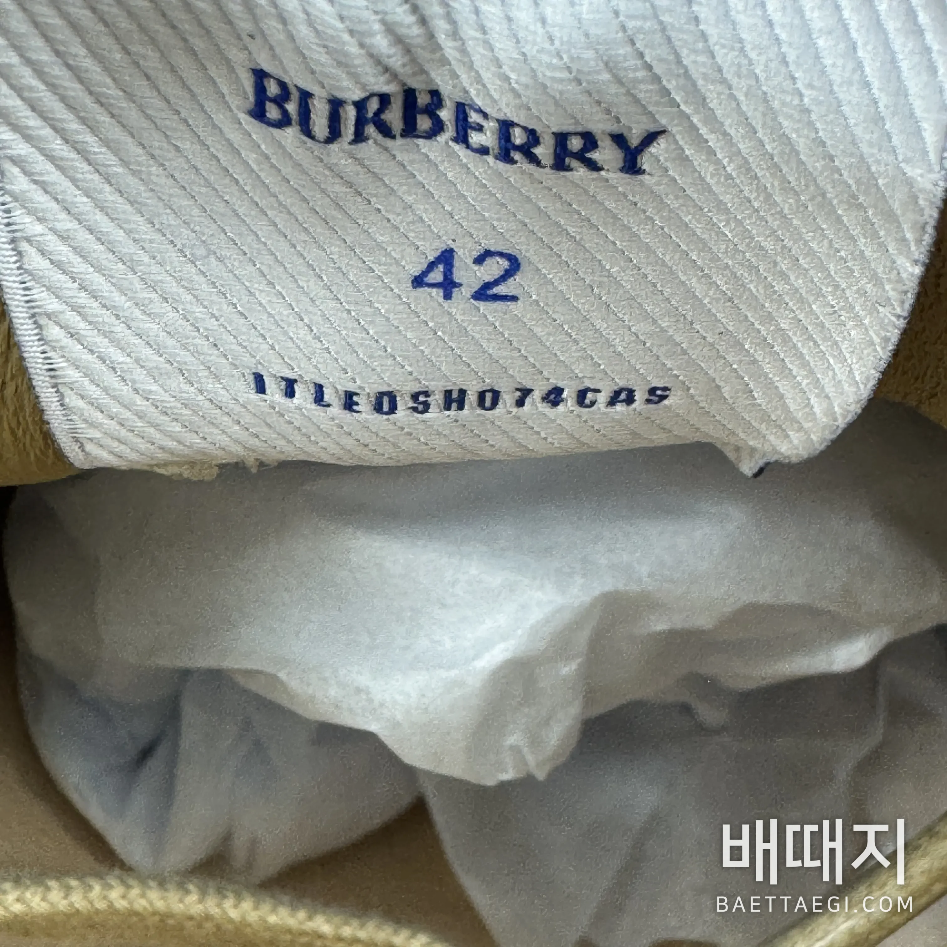 버버리 신발 80304 Burberry Shoes 검수사진 9