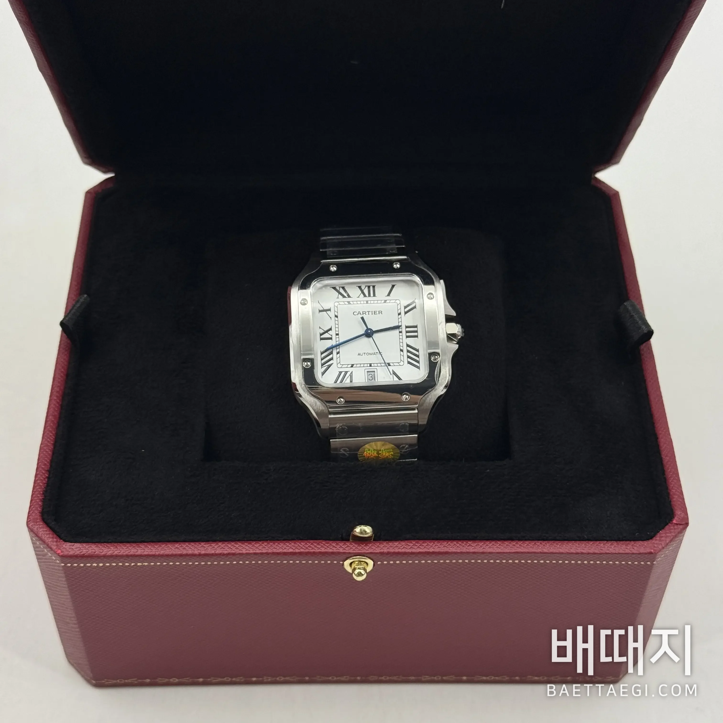 까르띠에 산토스 라지 af공장 케이스포함 검수사진 2