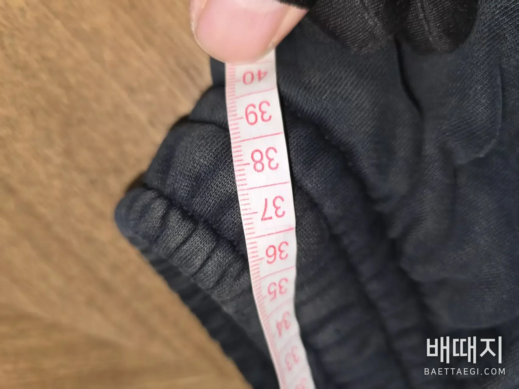크롬하츠 워시드 블랙 카프리 반바지 119391 검수사진 13