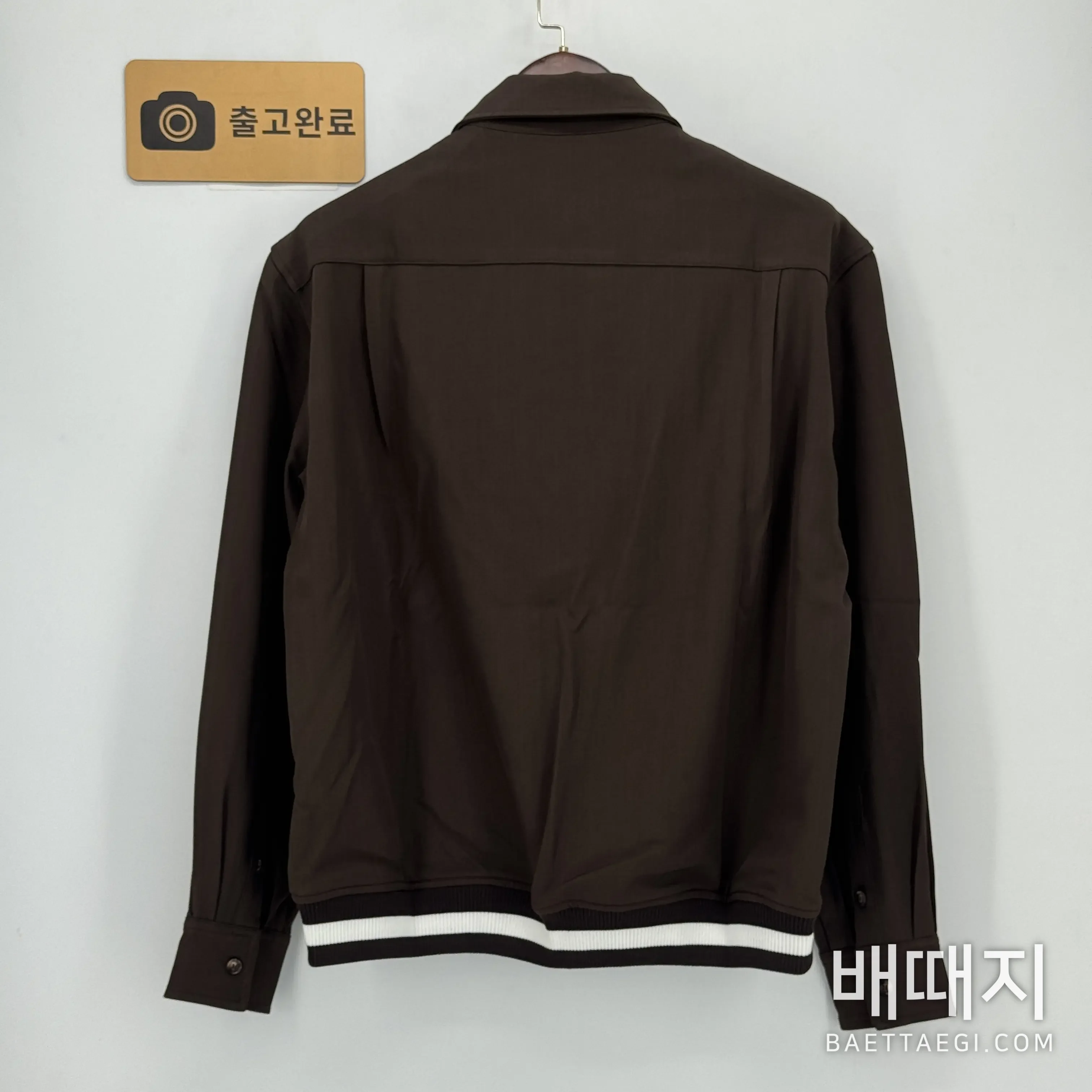 로에베 브라운 갸바진 울 혼방 자켓 100652 검수사진 10