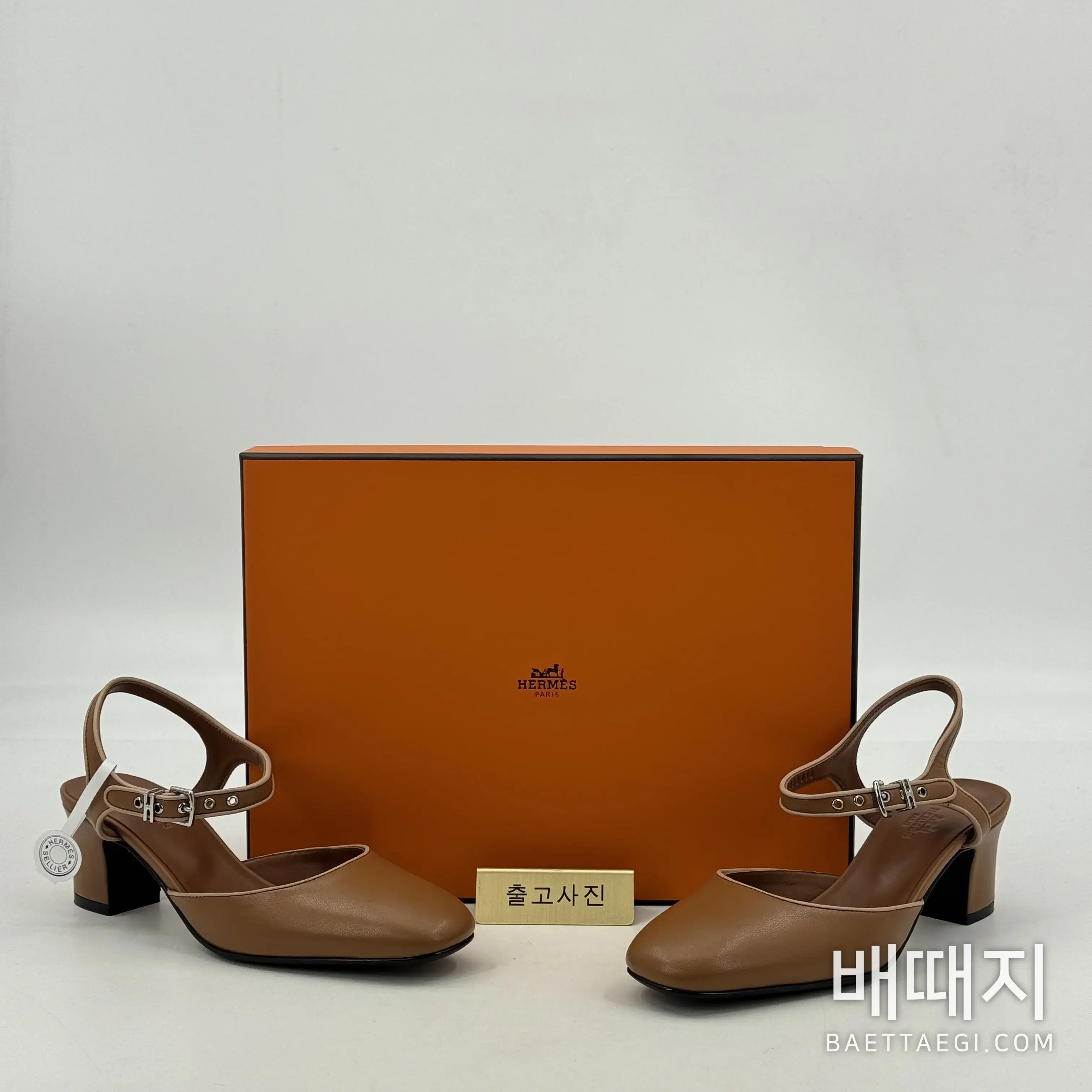 에르메스 카밀라 60 염소가죽 하이힐 검수사진 1