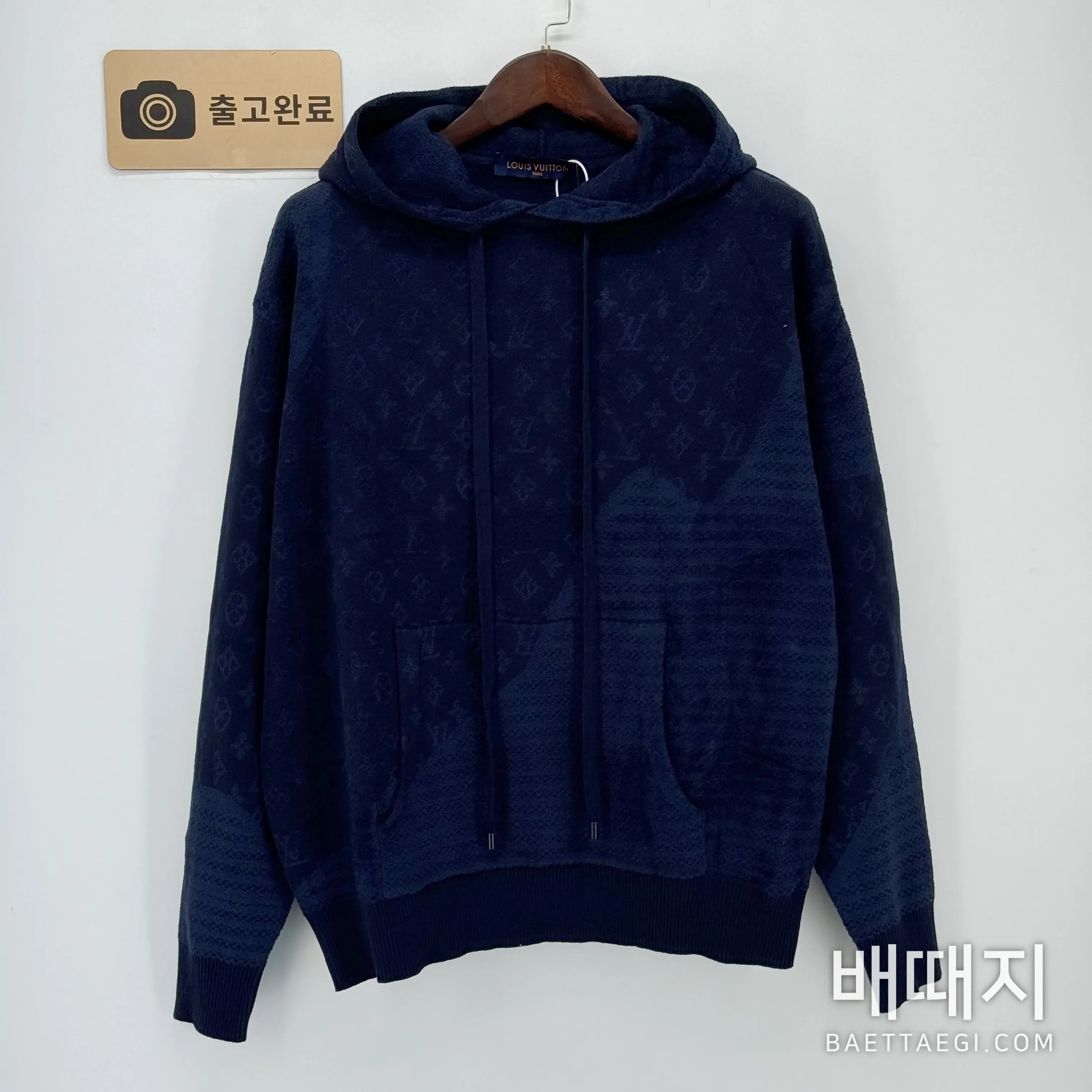 루이비통 트윌 자카드 니트 후드 검수사진 1