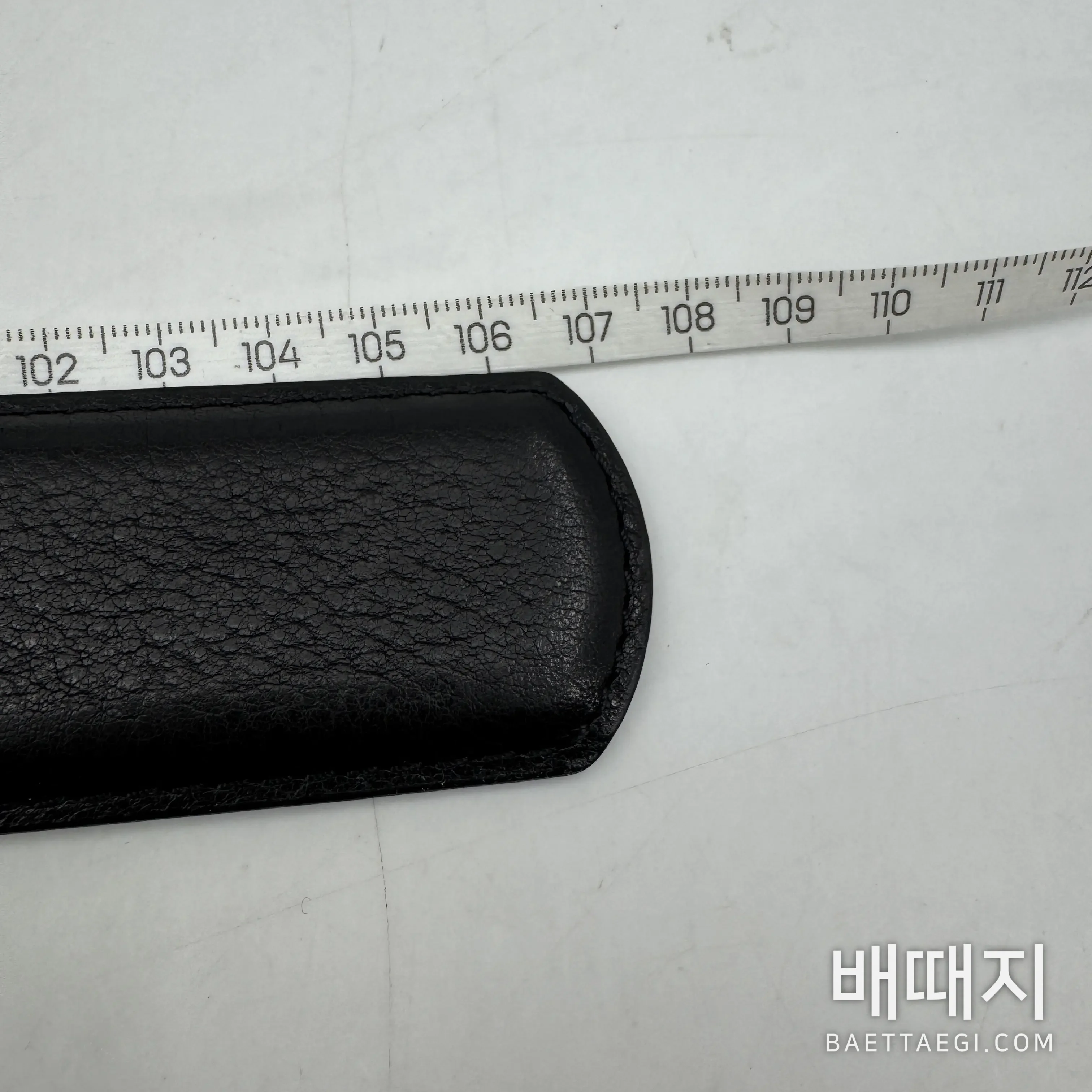 크롬하츠 건맨 소가죽 벨트 스털링 실버 은도금 검수사진 2