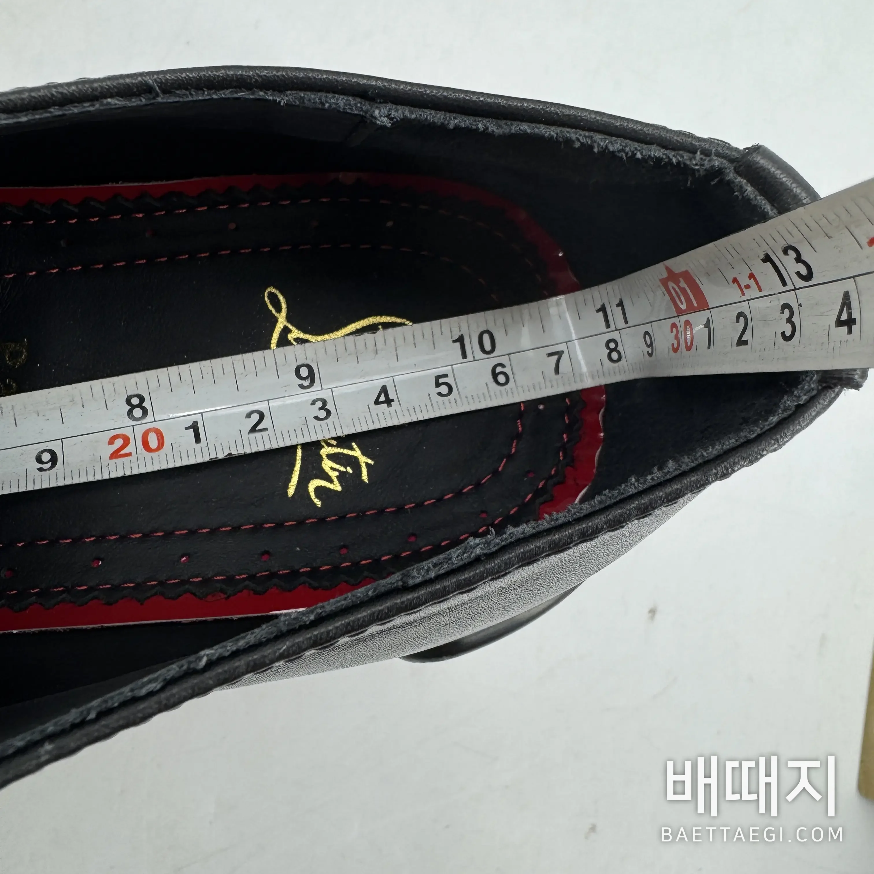 크리스찬루부탱 로퍼 가죽 러버 L* 문자 158536 검수사진 6
