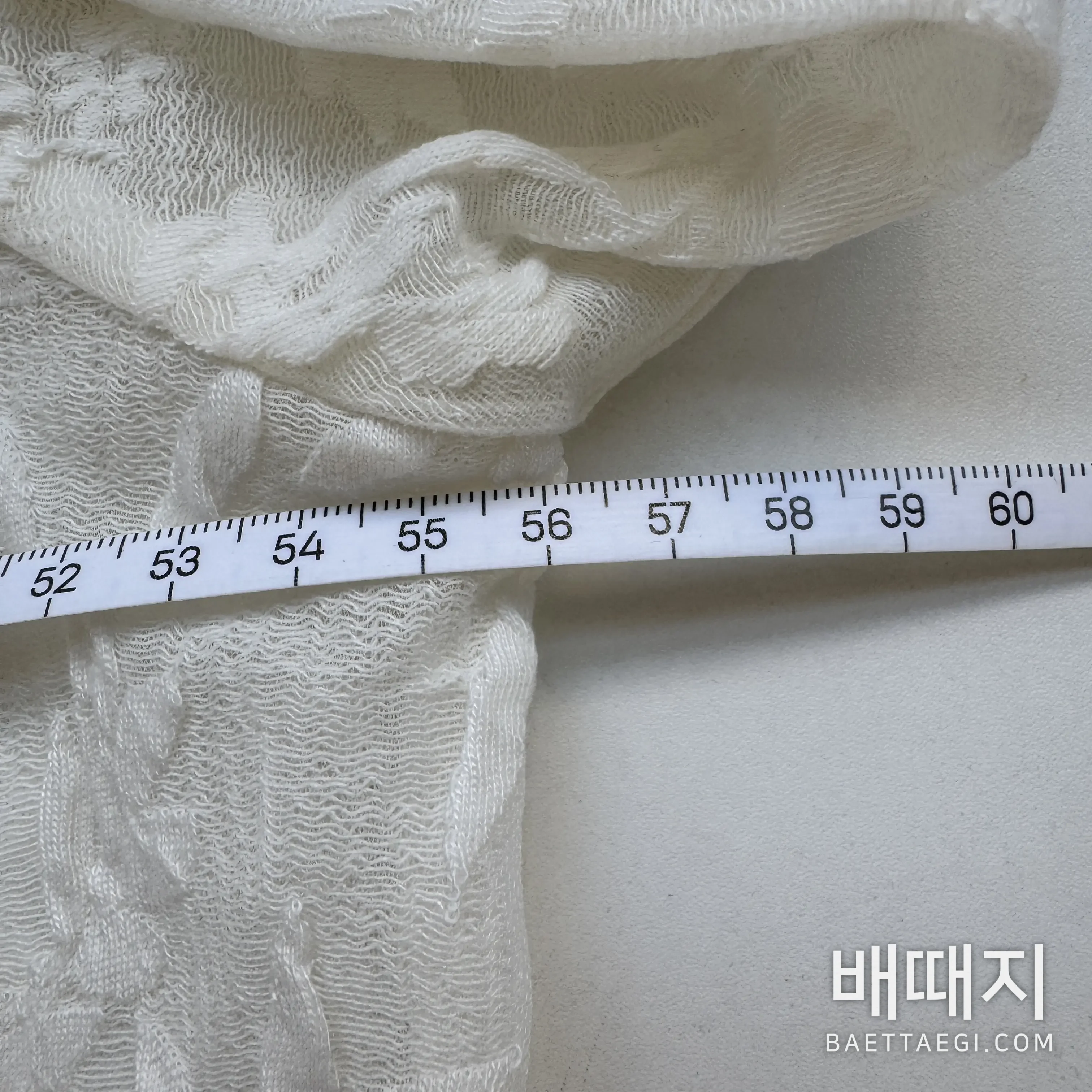 디올 프릴 디테일 브이넥 여성 셔츠 92207 검수사진 8
