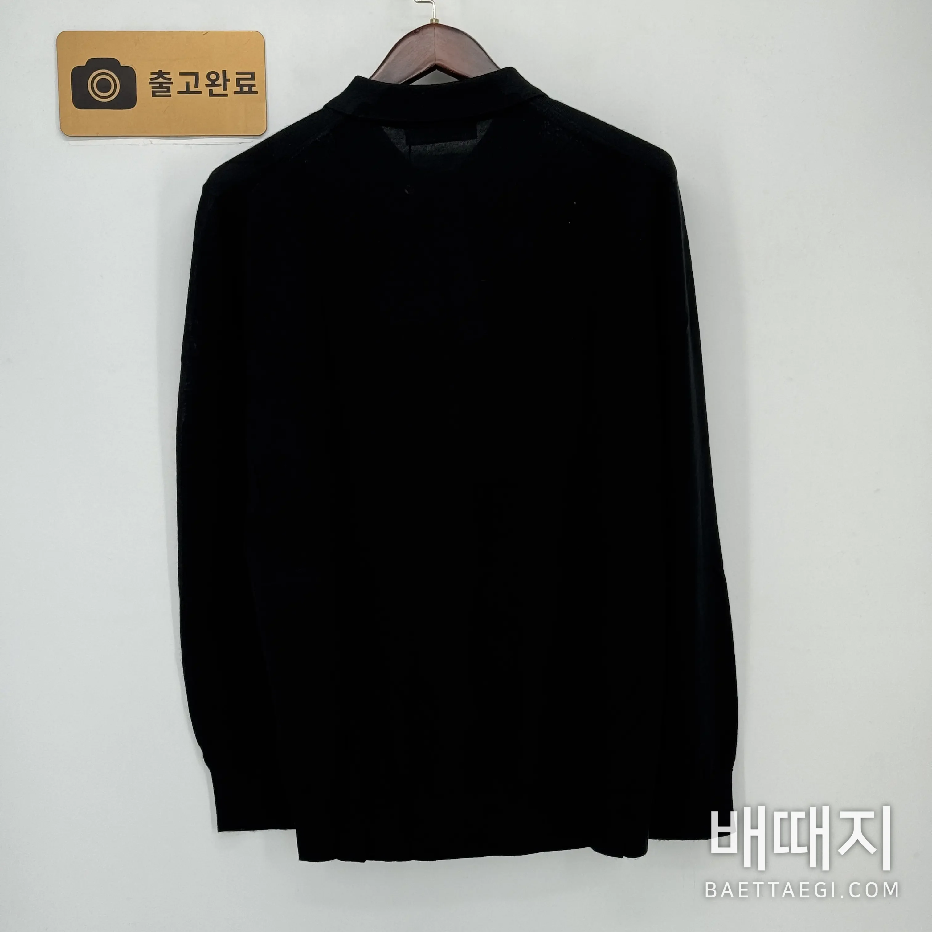 로로피아나 울 긴소매 남성 니트 폴로셔츠 검수사진 4