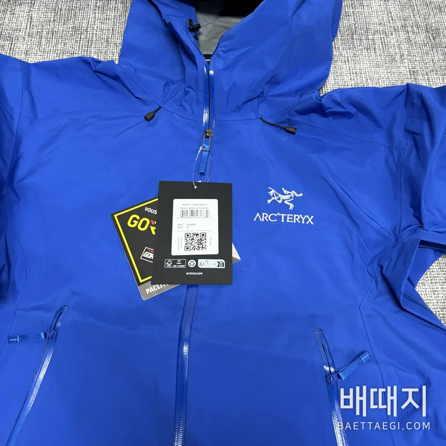 아크테릭스 [TZ] 베타 LT 자켓 로열 블루 200125 Arc'teryx Beta LT Jacket Royal Blue 검수사진 5