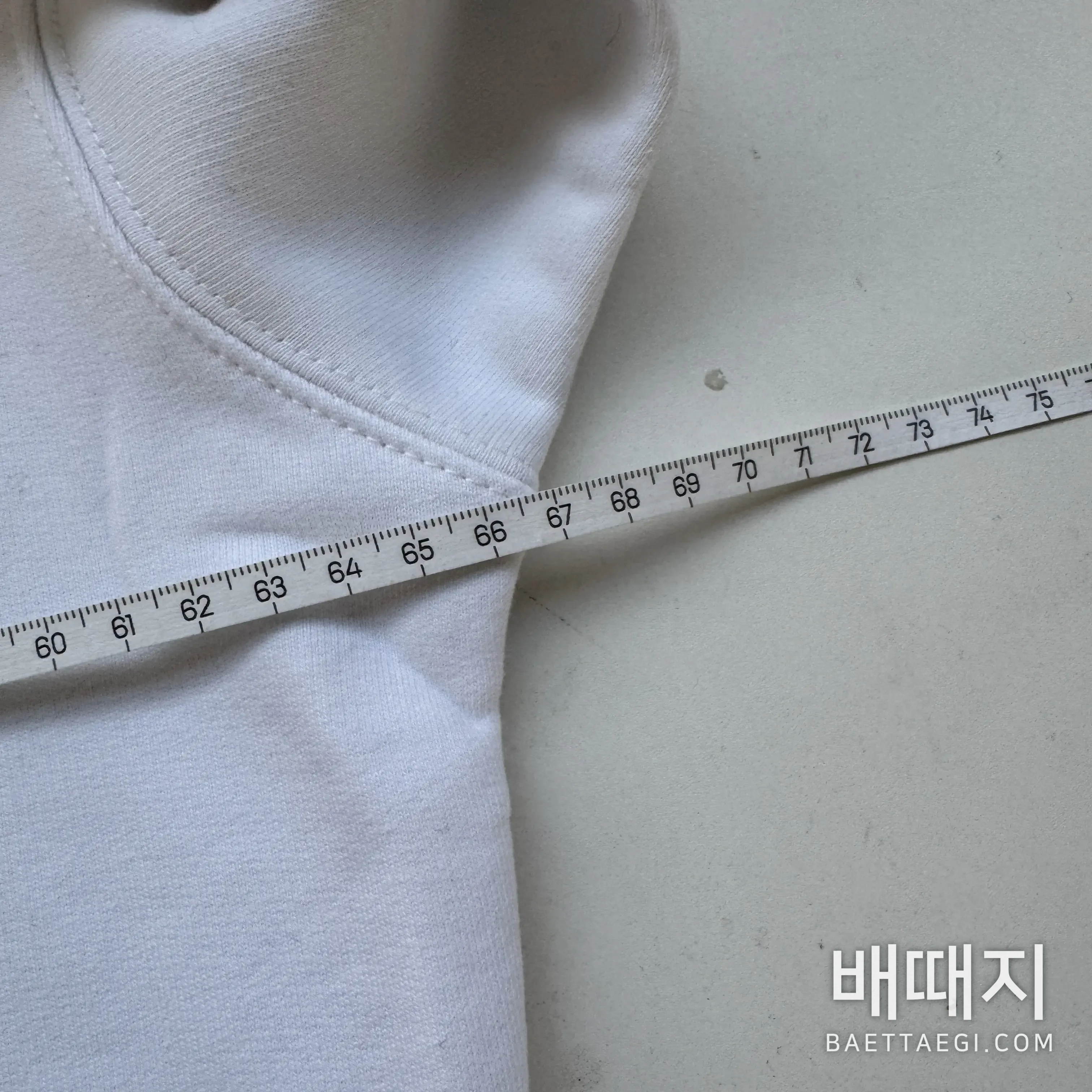 셀린느 로고 프린트 남성 긴팔 스웨트셔츠 검수사진 3