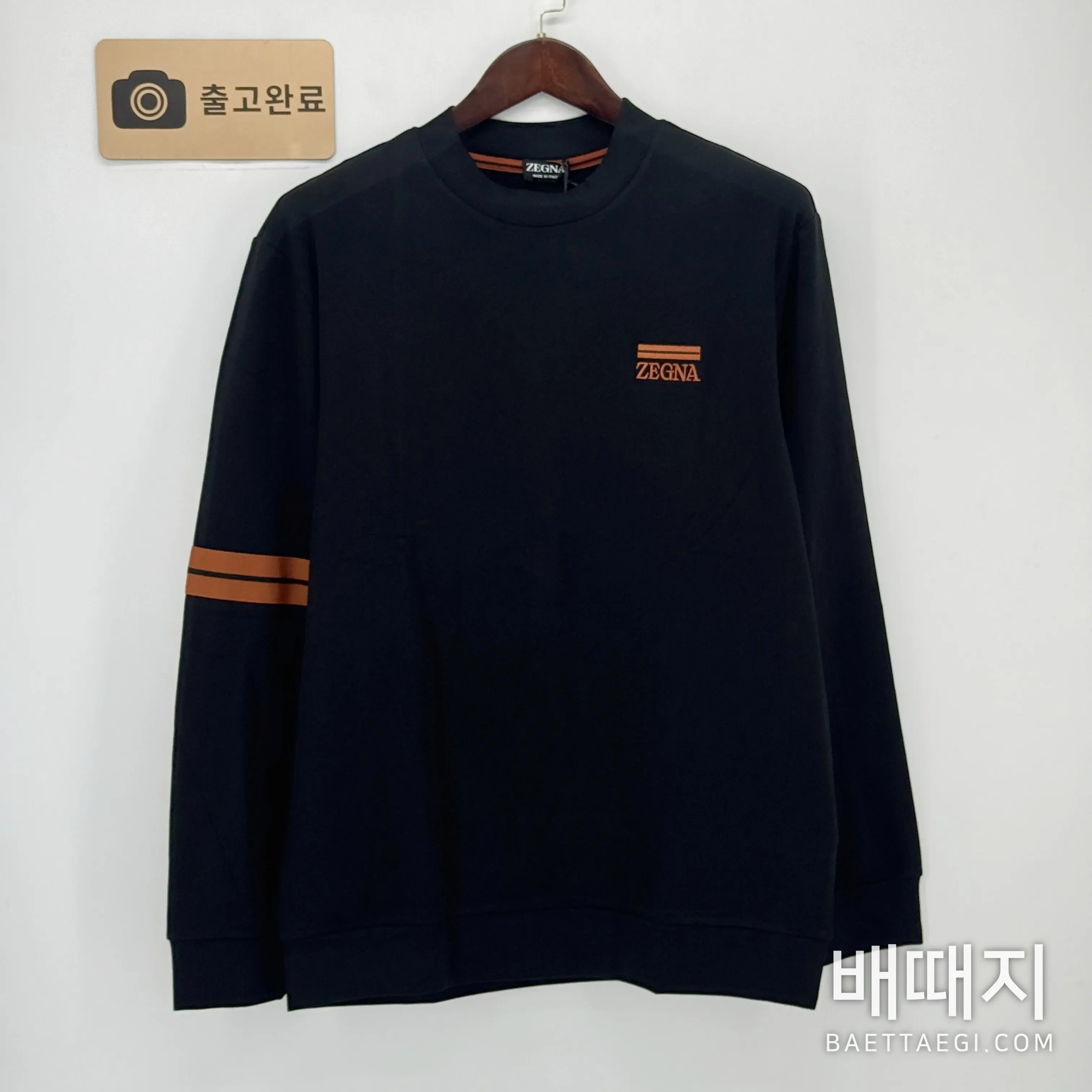 제냐 남성 모달 긴팔 스웨트셔츠 검수사진 1