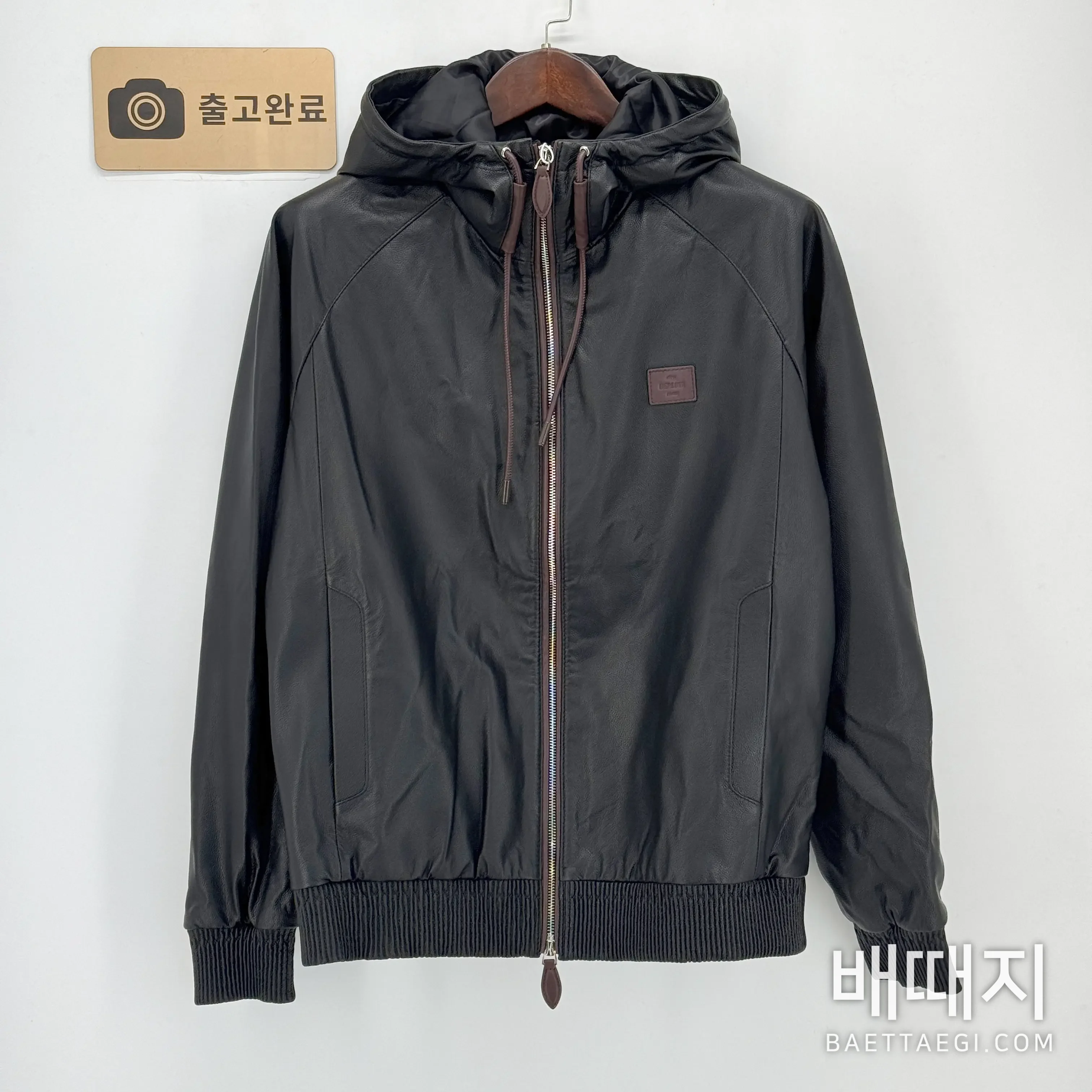 벨루티 후드 양가죽 재킷 검수사진 1