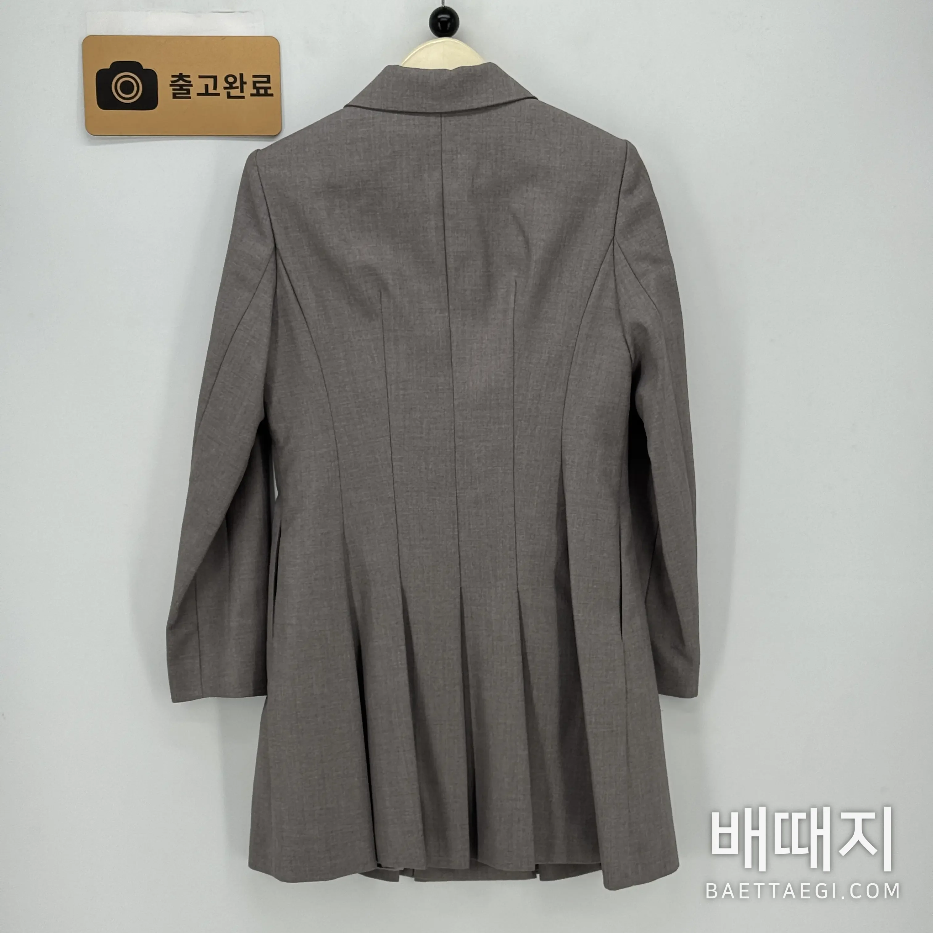 디올 더블 브레스트 플리츠 여성 자켓 검수사진 4