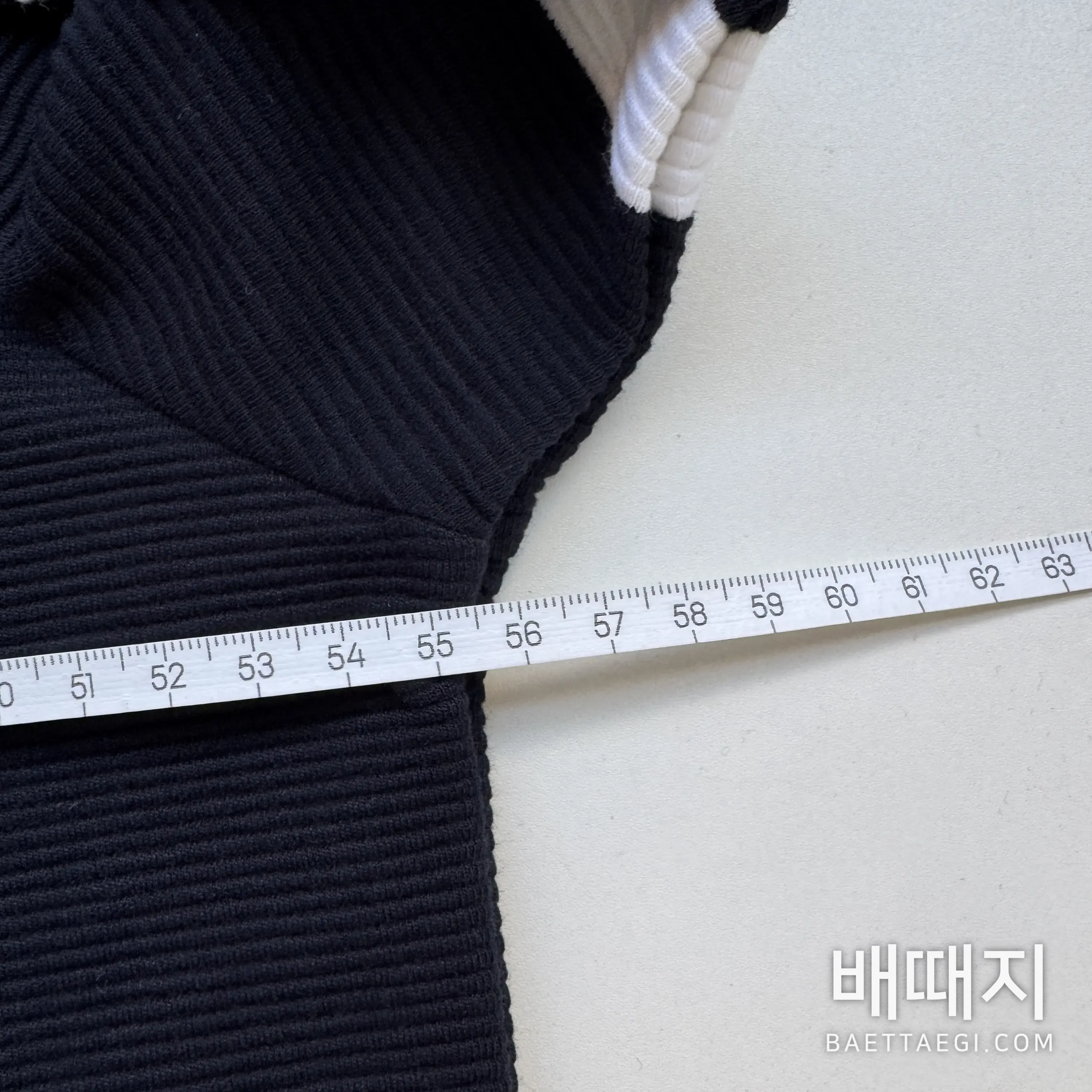 톰브라운 리브 스트레이트 립 남성 긴팔 티셔츠 검수사진 2