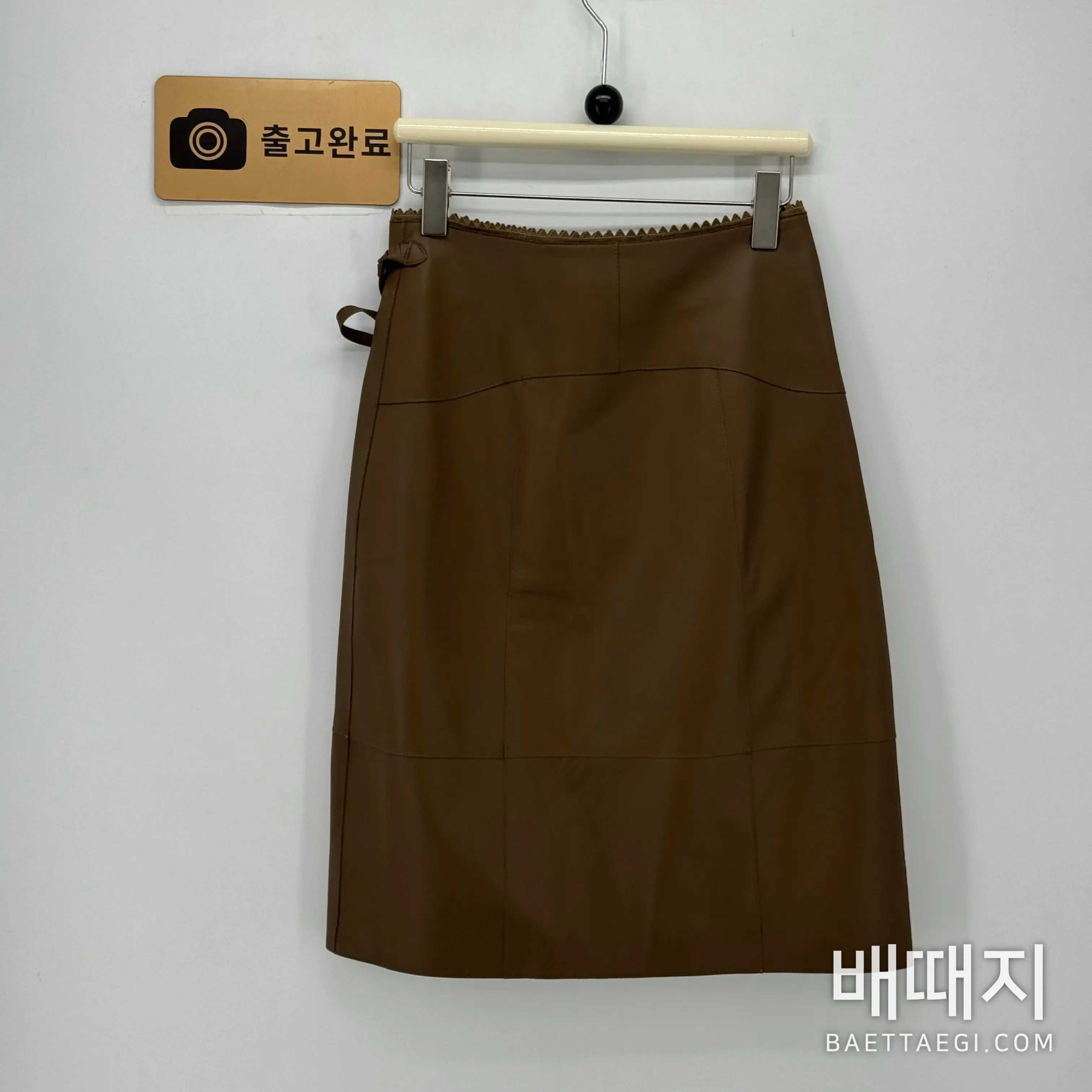 에르메스 여성 가죽 스커트 검수사진 5