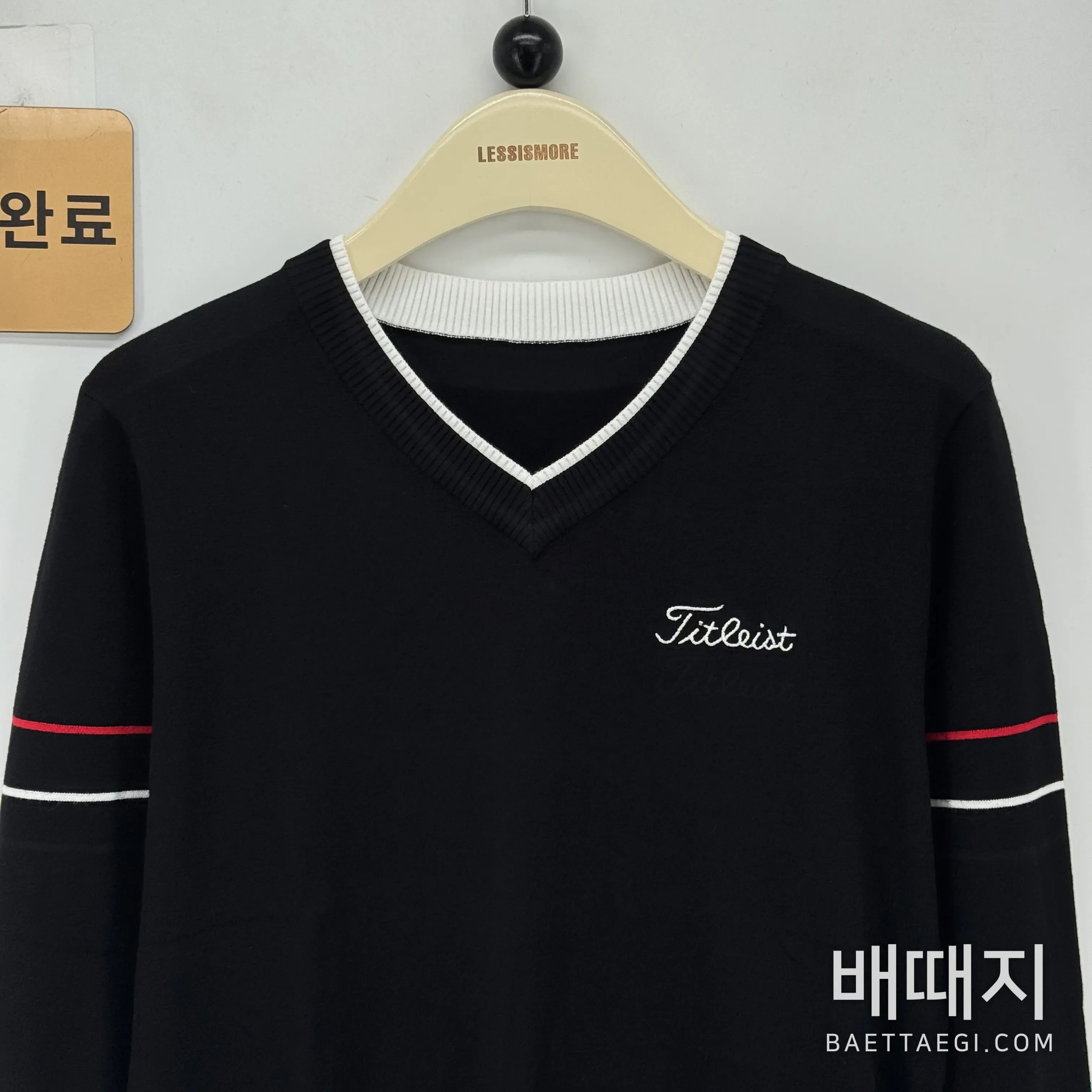 타이틀리스트 여성 V넥 니트웨어 검수사진 2