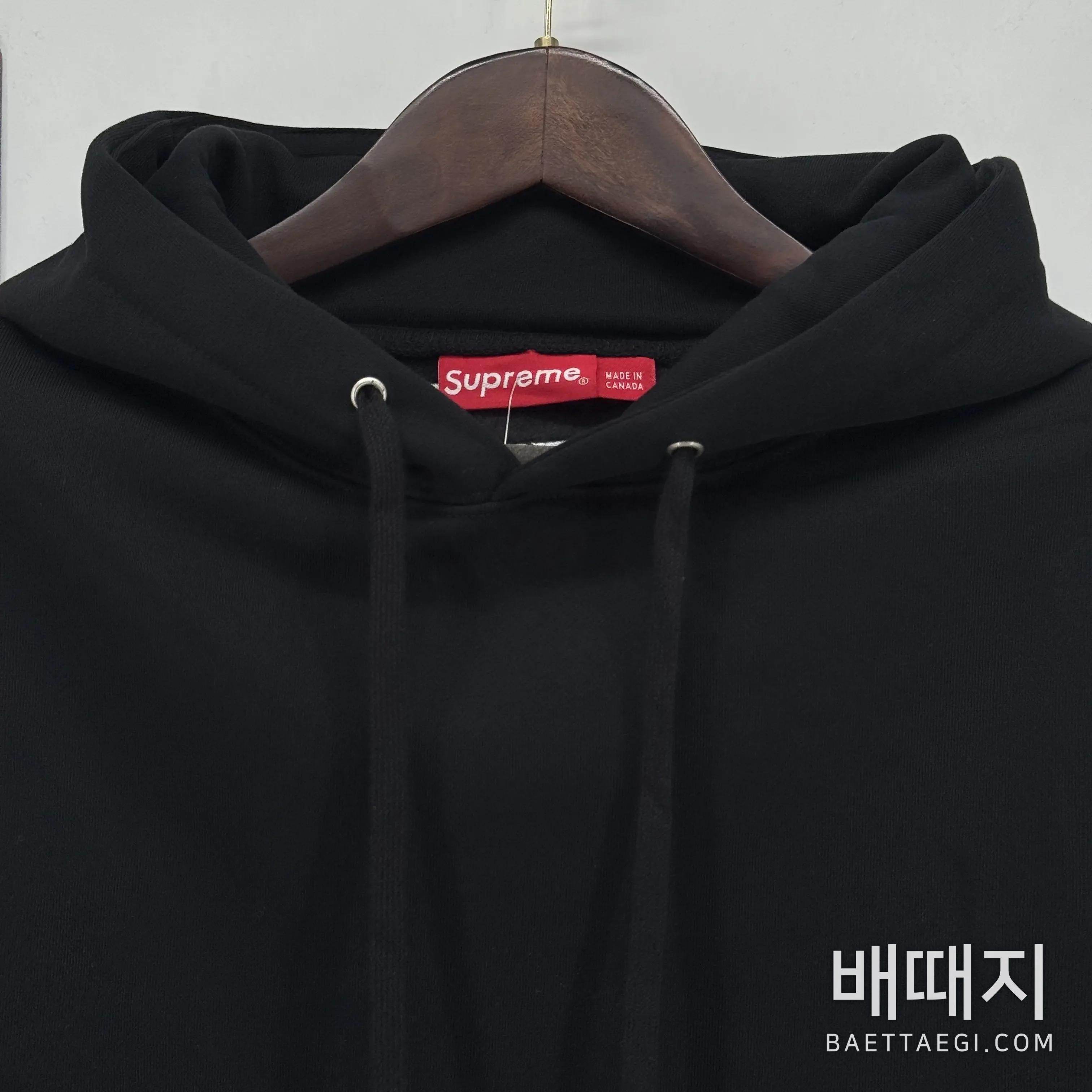슈프림 사틴 아플리케 후드 검수사진 2